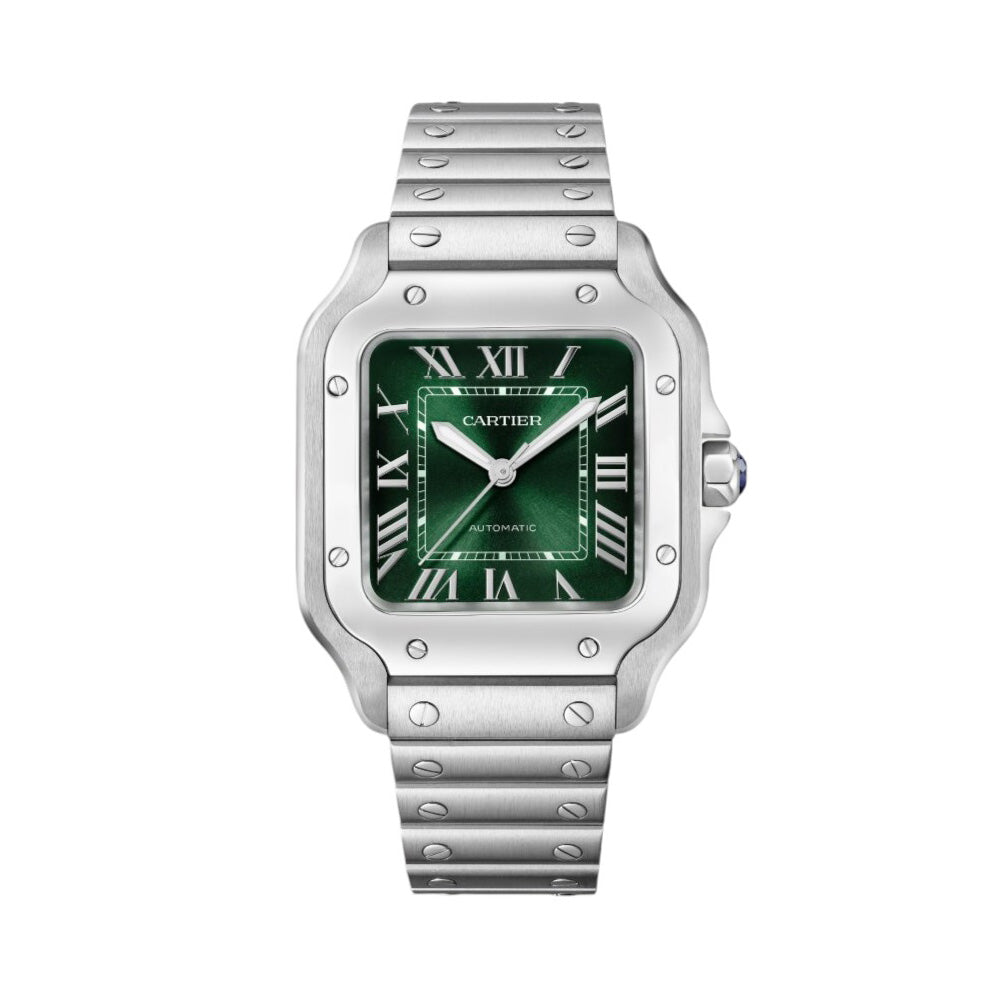 SANTOS DE CARTIER M GREEN DIAL (2024)