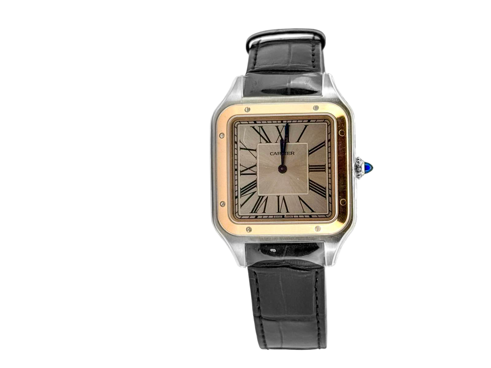 SANTOS DUMONT XL TWOTONE ROSEGOLD SILVER DIAL (2025)