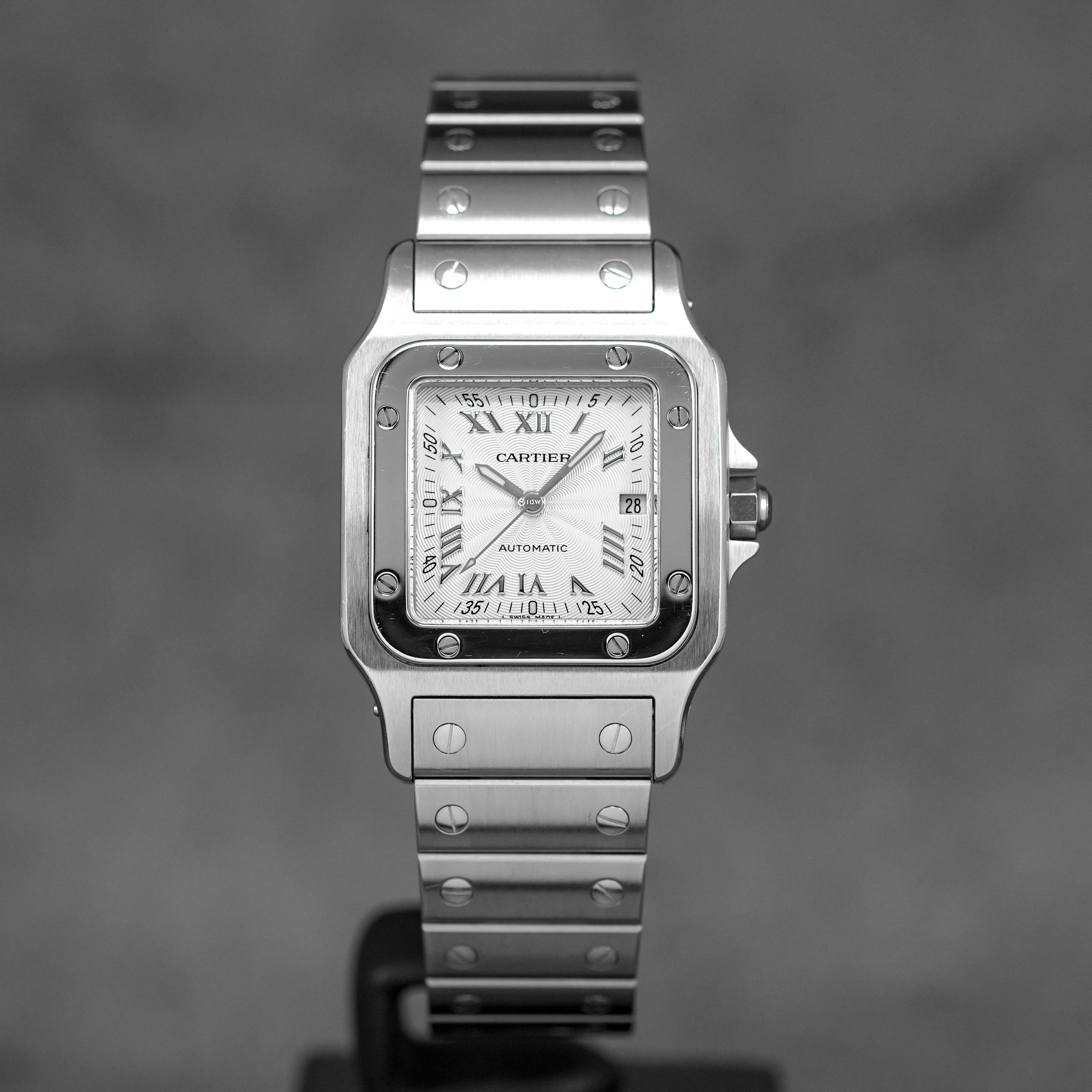 Harga Cartier Santos Galbee Silver