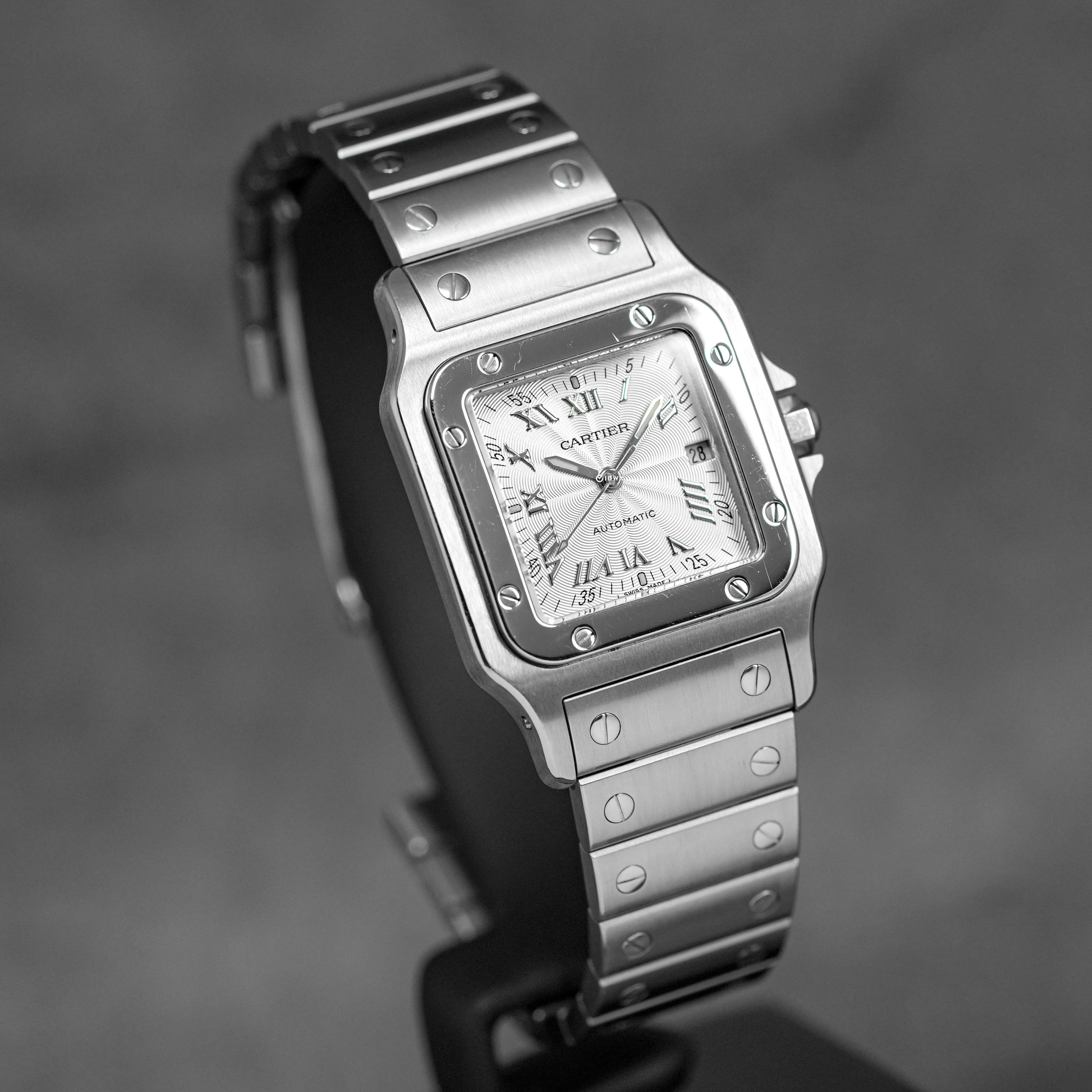 Harga Cartier Santos Galbee Silver