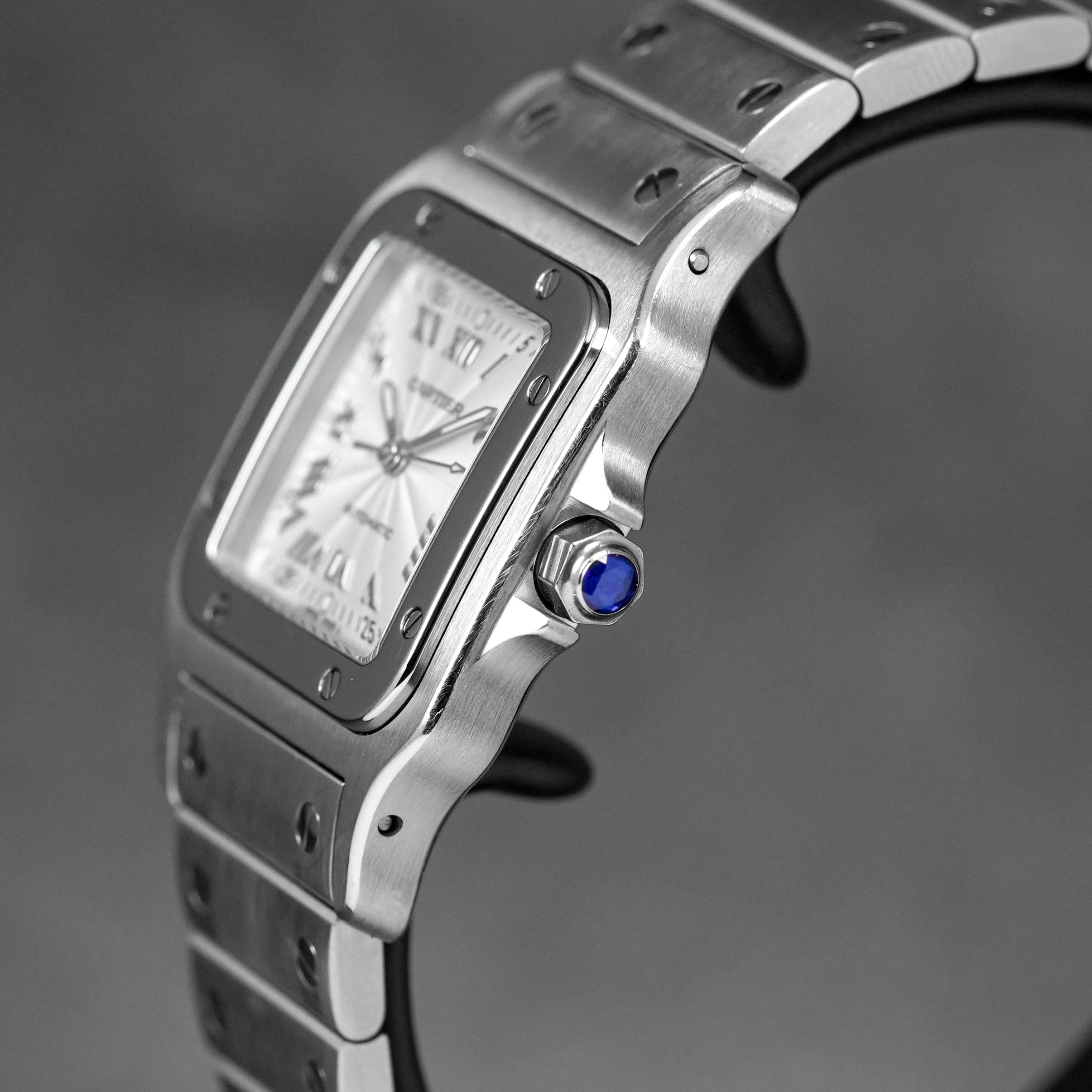 Harga Cartier Santos Galbee Silver