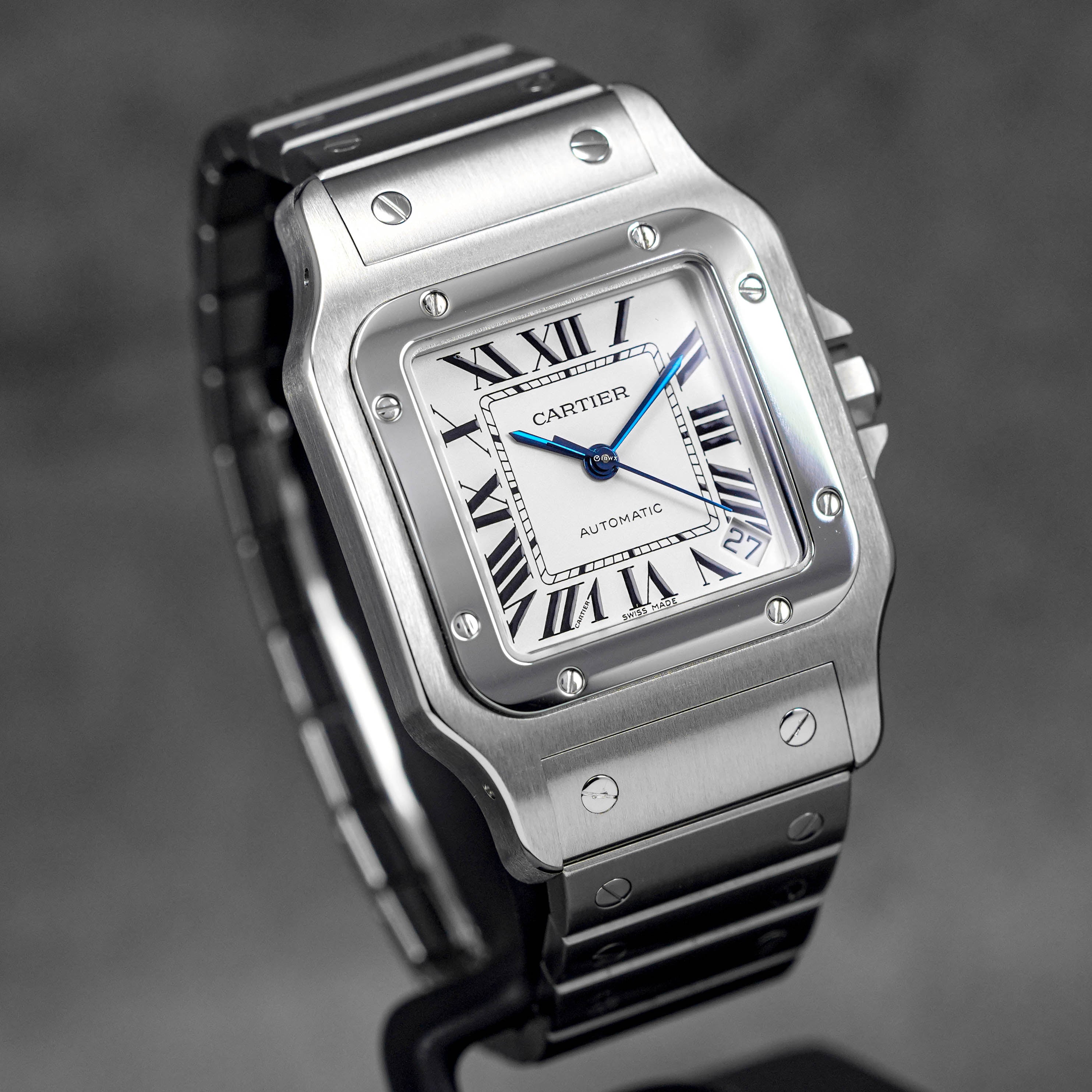 Santos Galbee White Dial