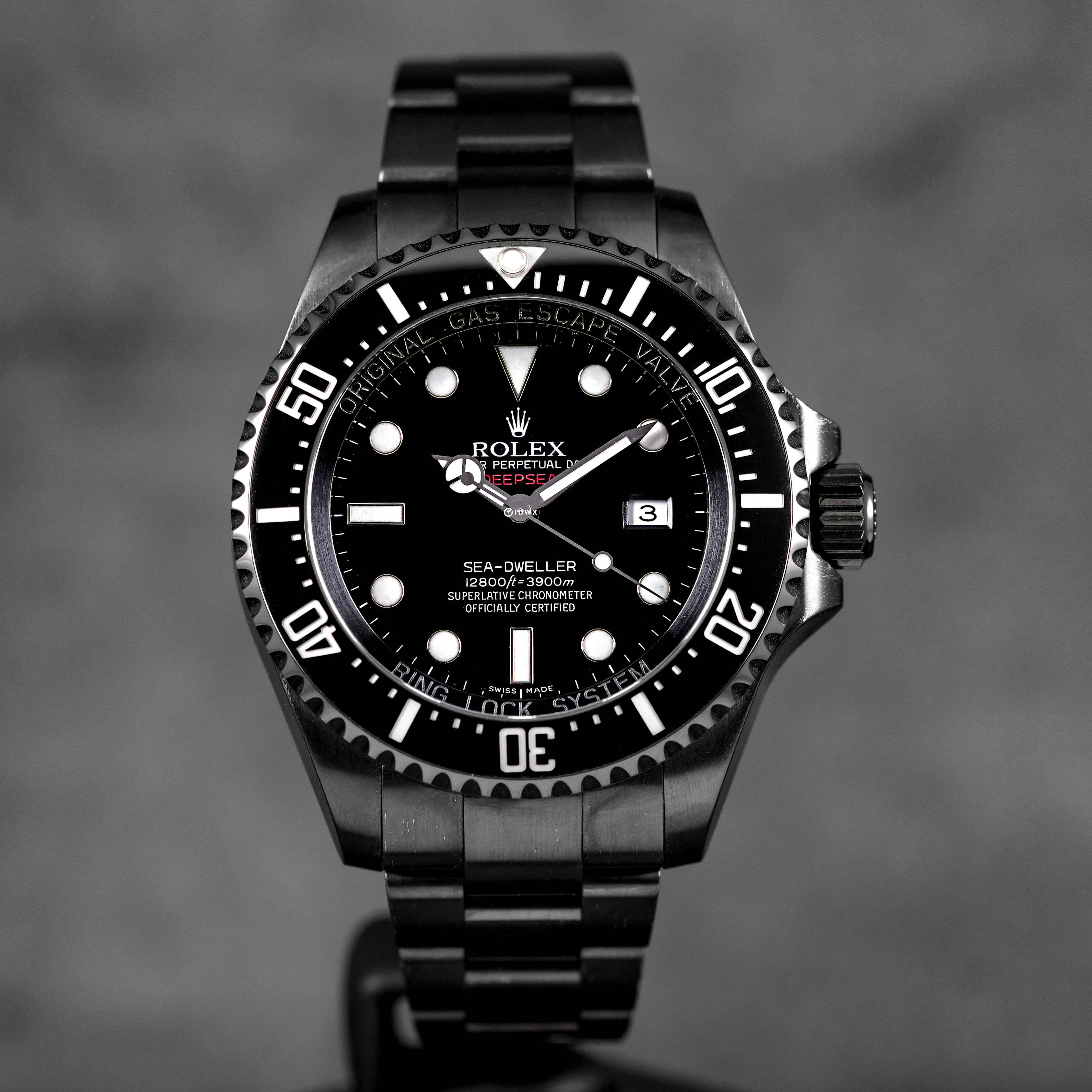 Rolex Sea Dweller Deepsea Black ROLEX SEA-DWELLER SINGLE RED
