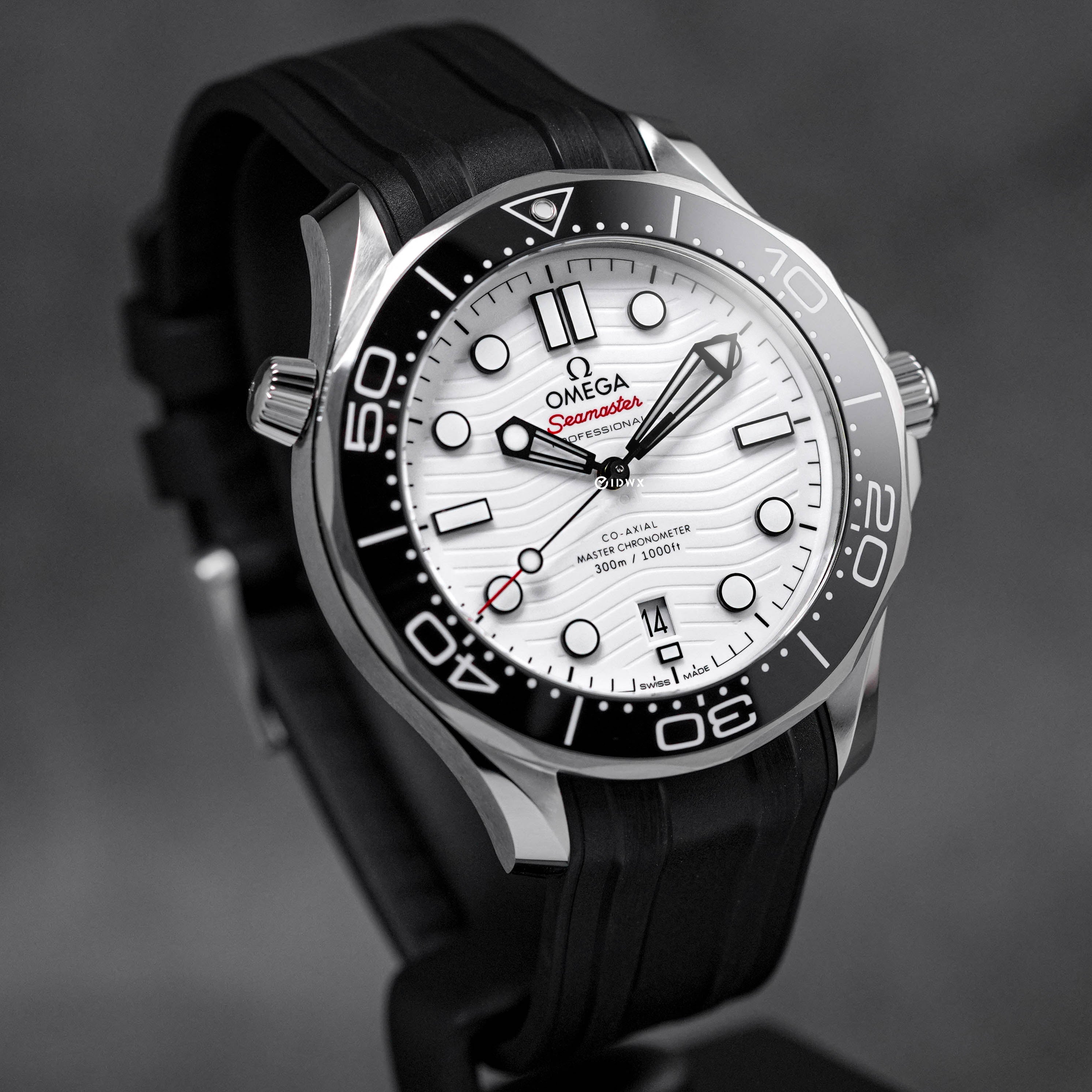 Seamaster Diver 300 White Rubber