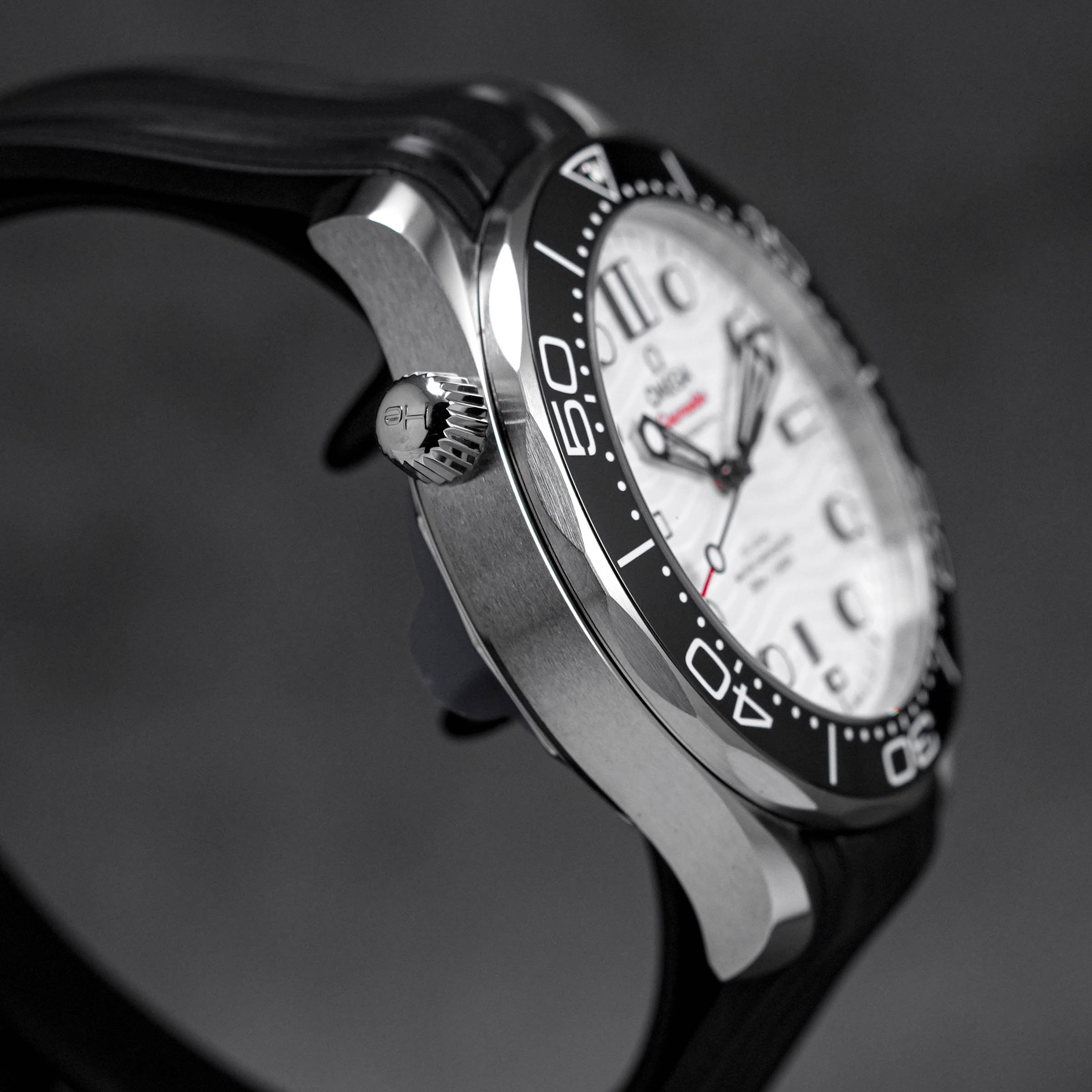 Seamaster Diver 300 White Rubber