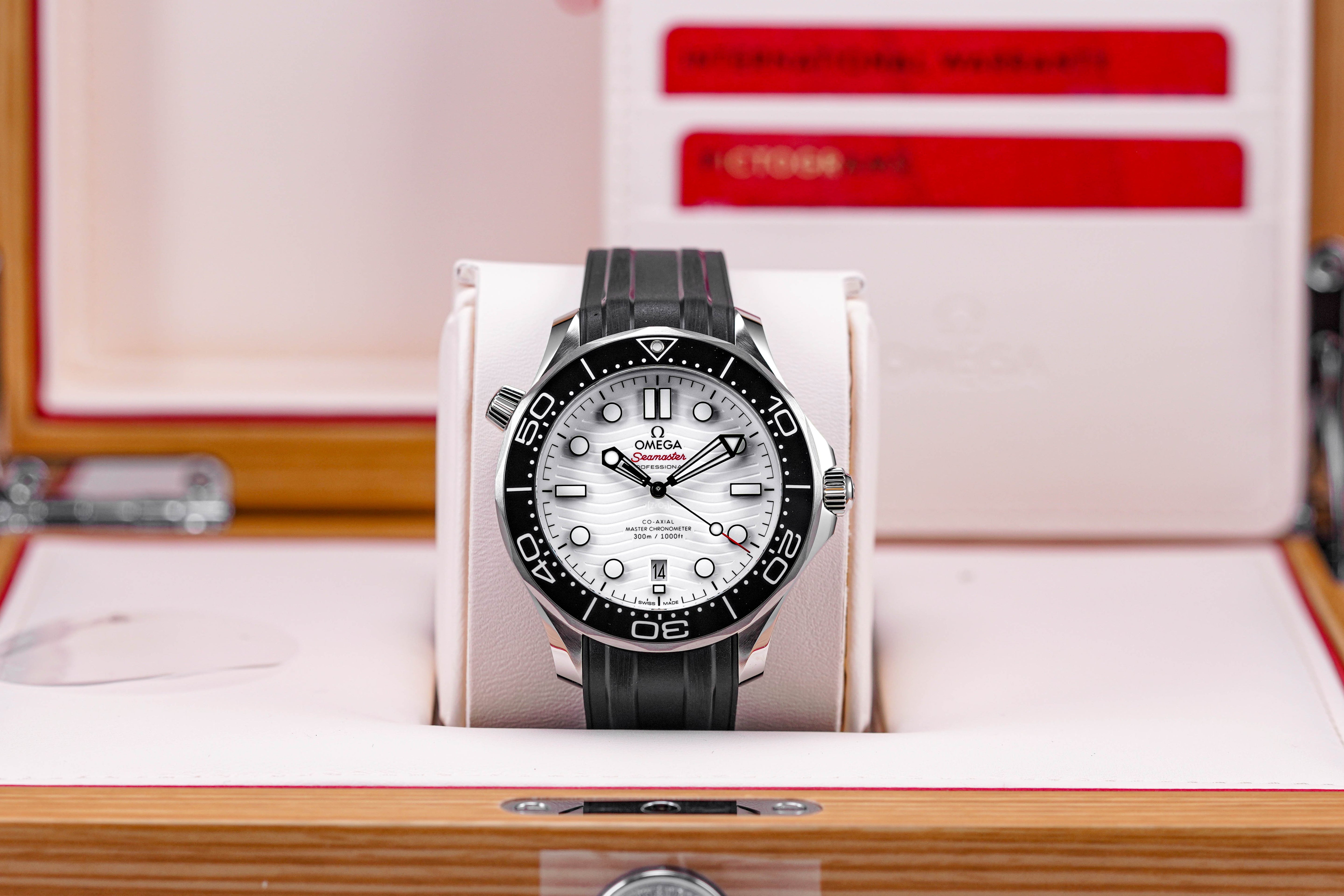 Seamaster Diver 300 White Rubber