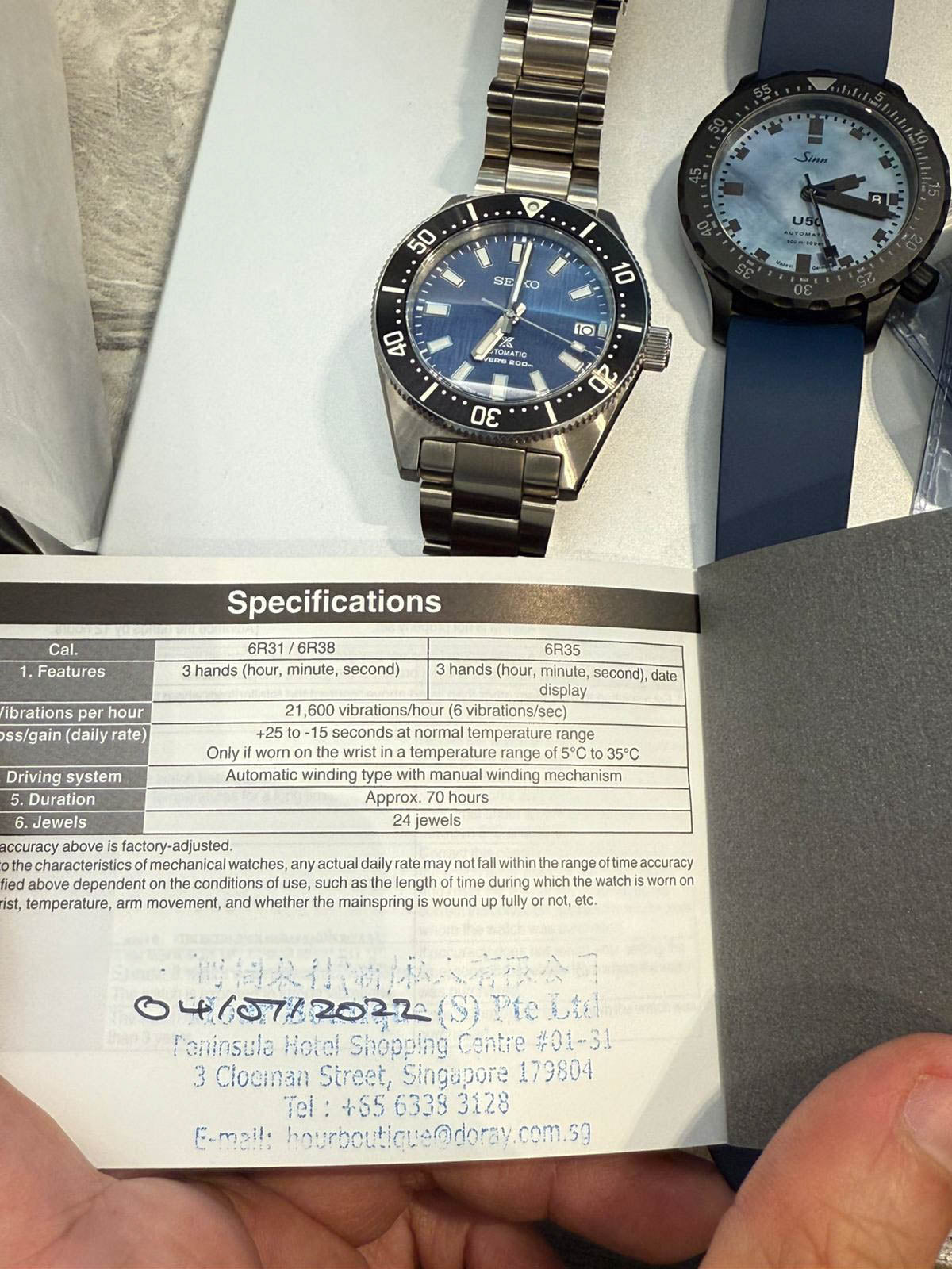 PROSPEX DIVERS 200M 'SAVE THE OCEAN' GLACIER (2022)