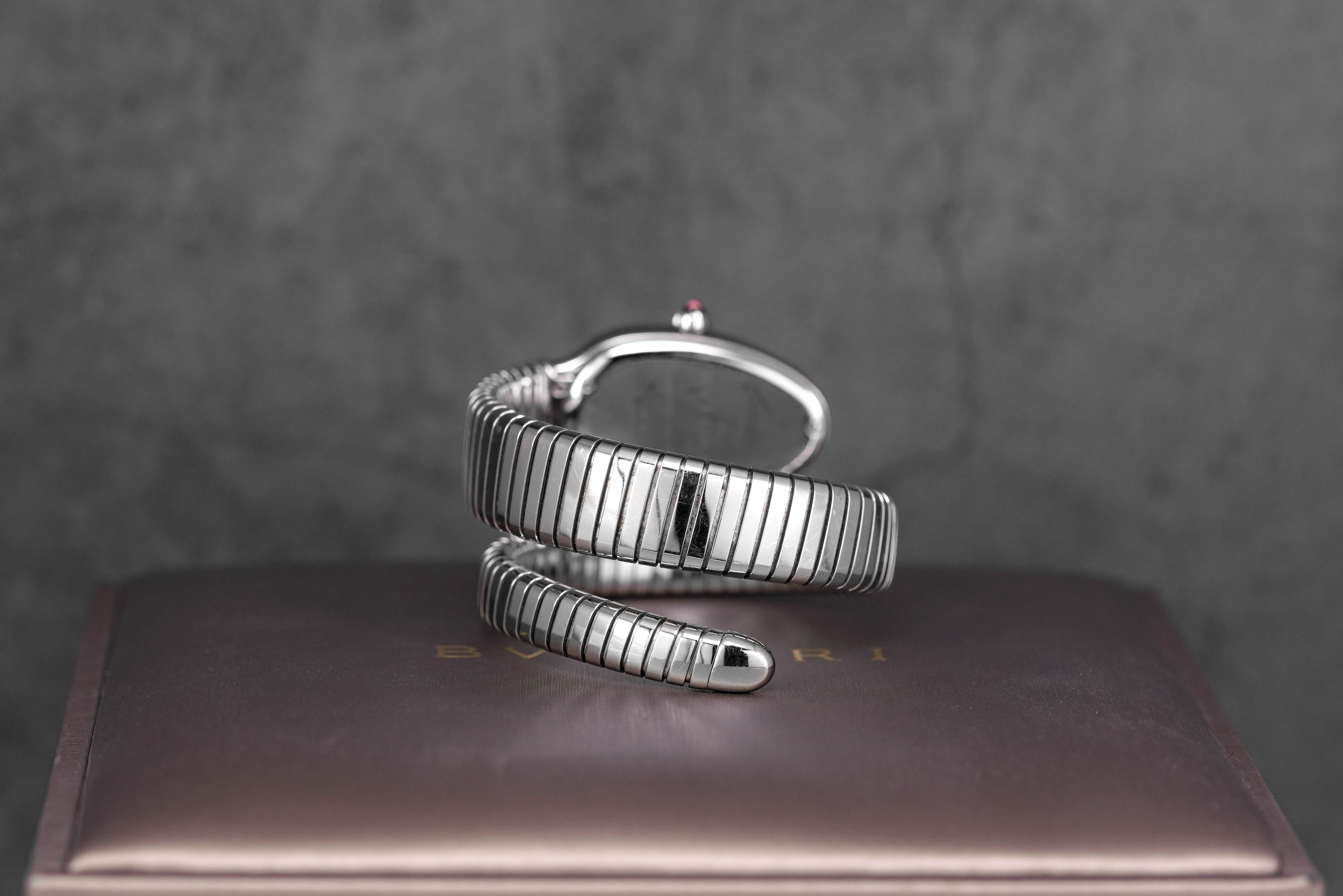 Serpenti Tubogas Single Spiral Silver