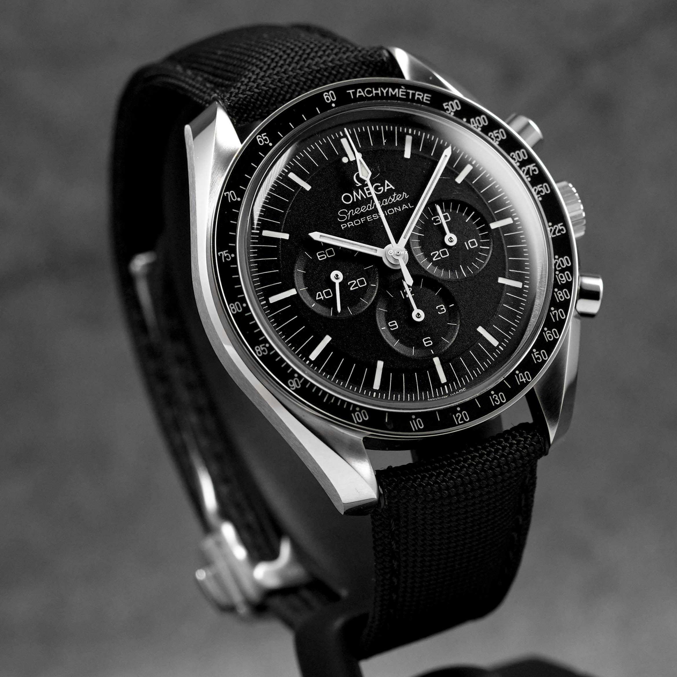 Speedmaster Hesalite Canvas Strap