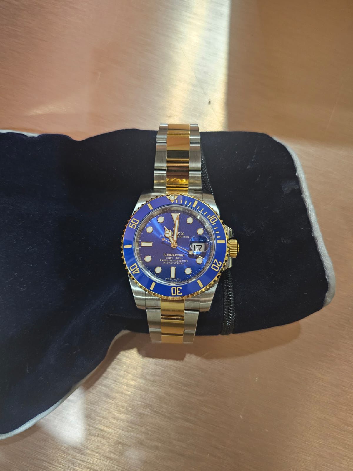 SUBMARINER DATE 41MM TWOTONE YELLOWGOLD BLUE DIAL (2022)