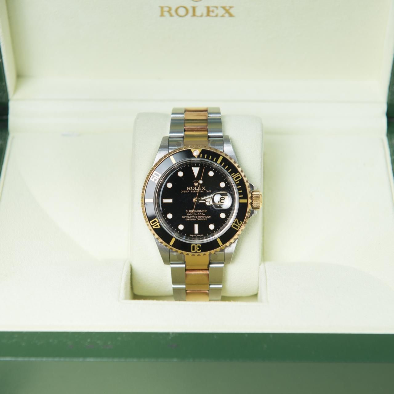 SUBMARINER DATE 40MM TWOTONE YELLOWGOLD BLACK DIAL 'M SERIES' (2008)