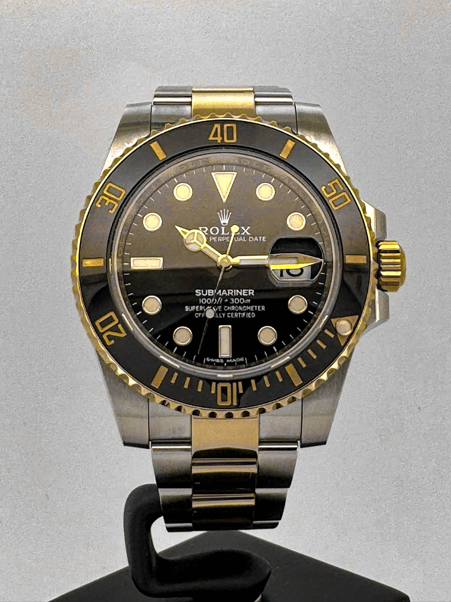 SUBMARINER DATE 40MM TWOTONE YELLOWGOLD BLACK DIAL (2020)