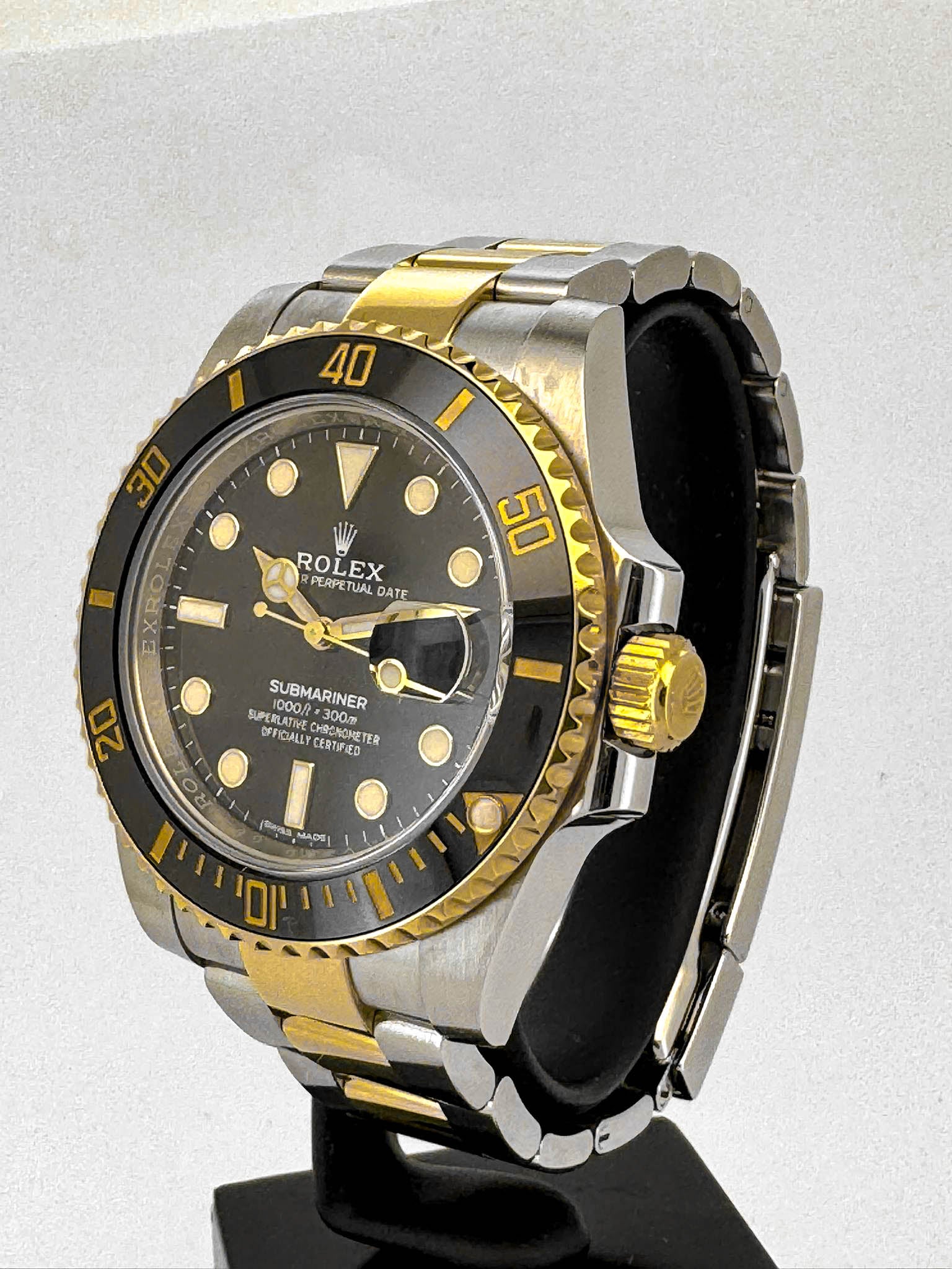 SUBMARINER DATE 40MM TWOTONE YELLOWGOLD BLACK DIAL (2020)