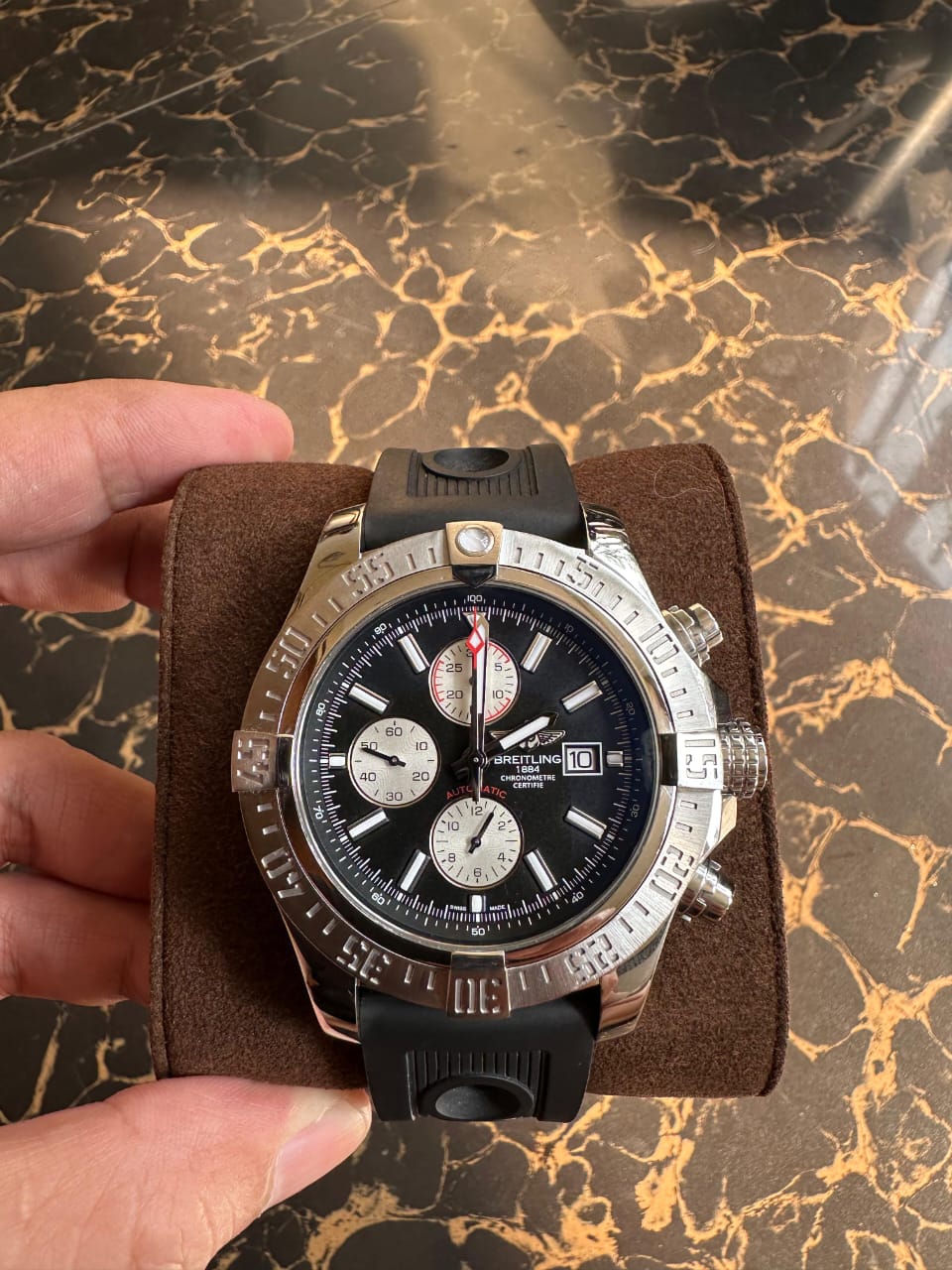 SUPER AVENGER CHRONOGRAPH 48MM BLACK DIAL (2017)