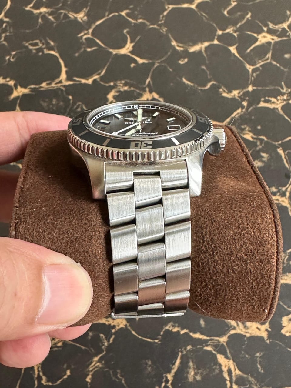 SUPEROCEAN 44MM STEEL BLACK DIAL (WATCH ONLY)