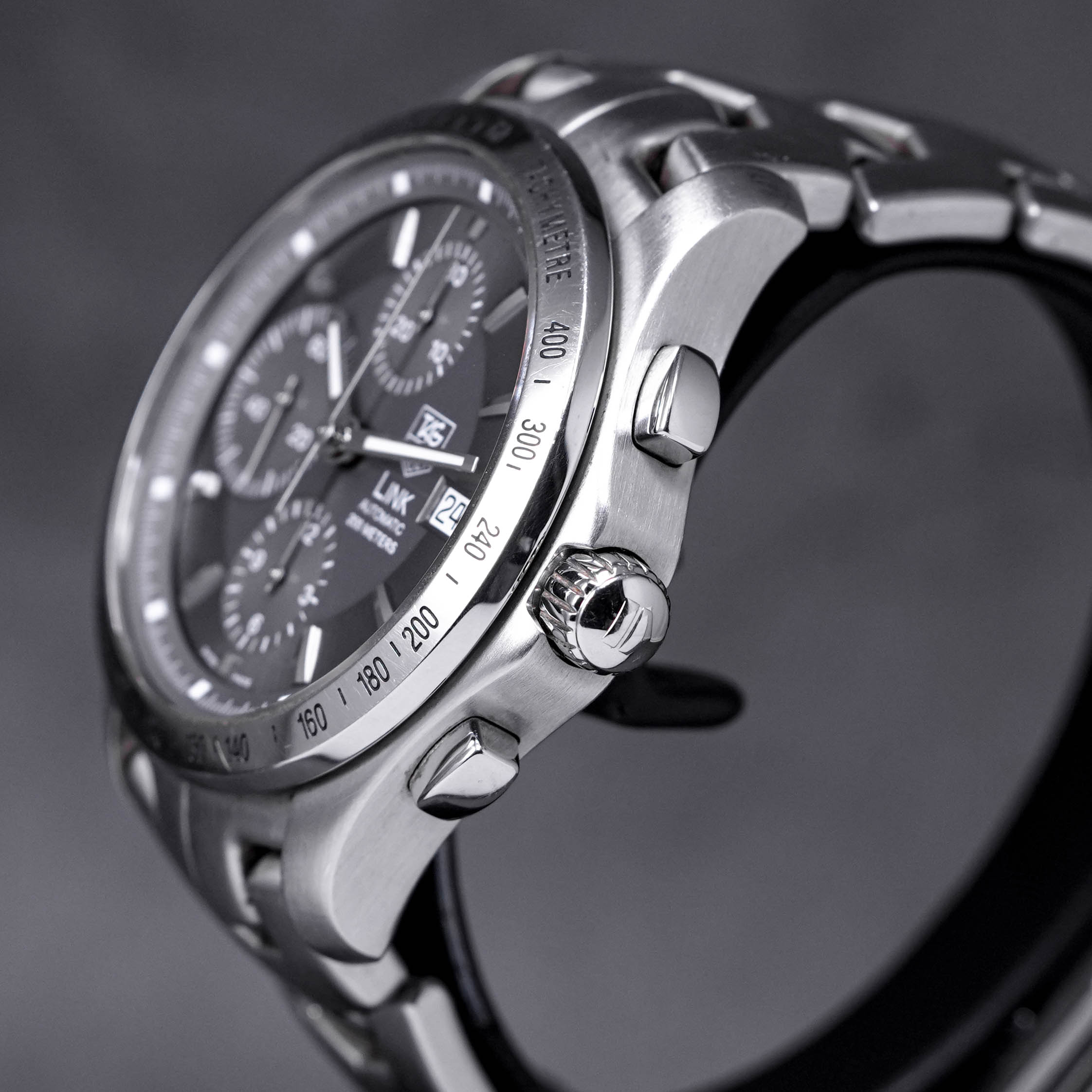 TAG HEUER LINK CHRONOGRAPH 42MM GREY DIAL (2010) - IDWX