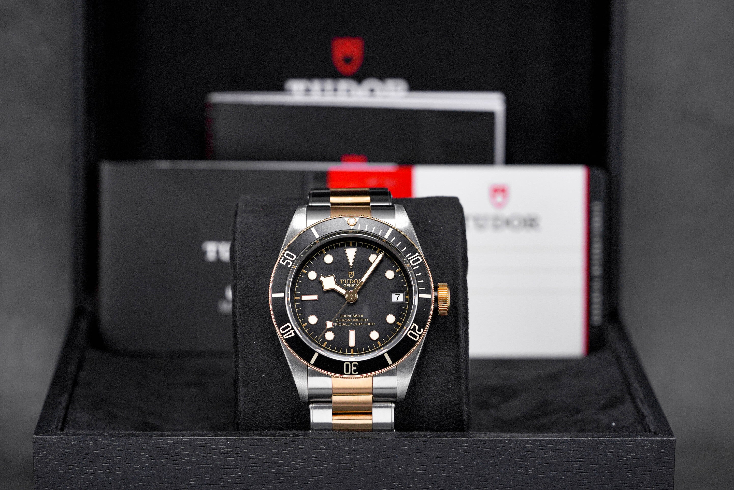 BLACKBAY 41 TWOTONE YELOWGOLD BLACK DIAL (2020)