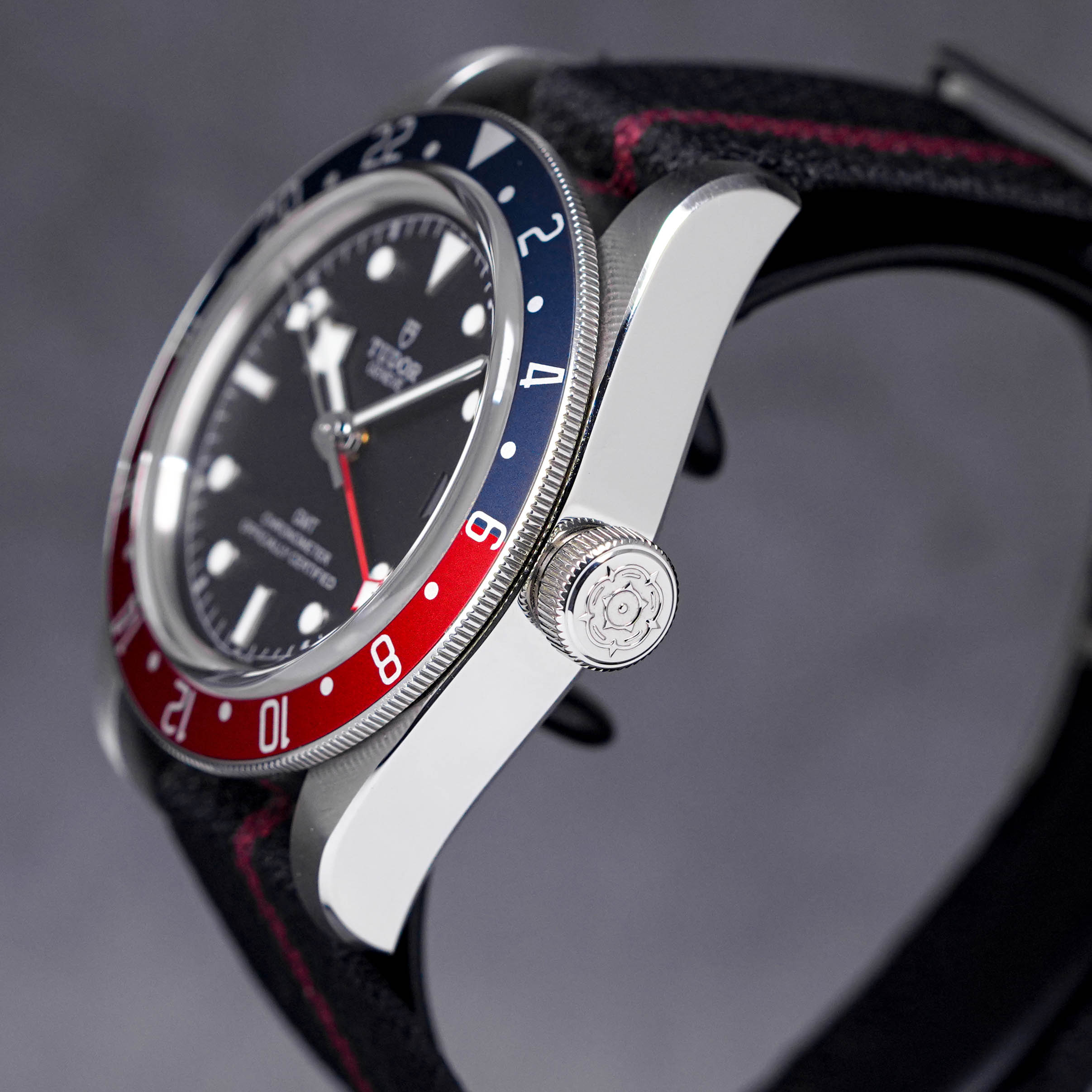 BLACK BAY 41 GMT 'PEPSI' BLACK DIAL NATO STRAP (2019)