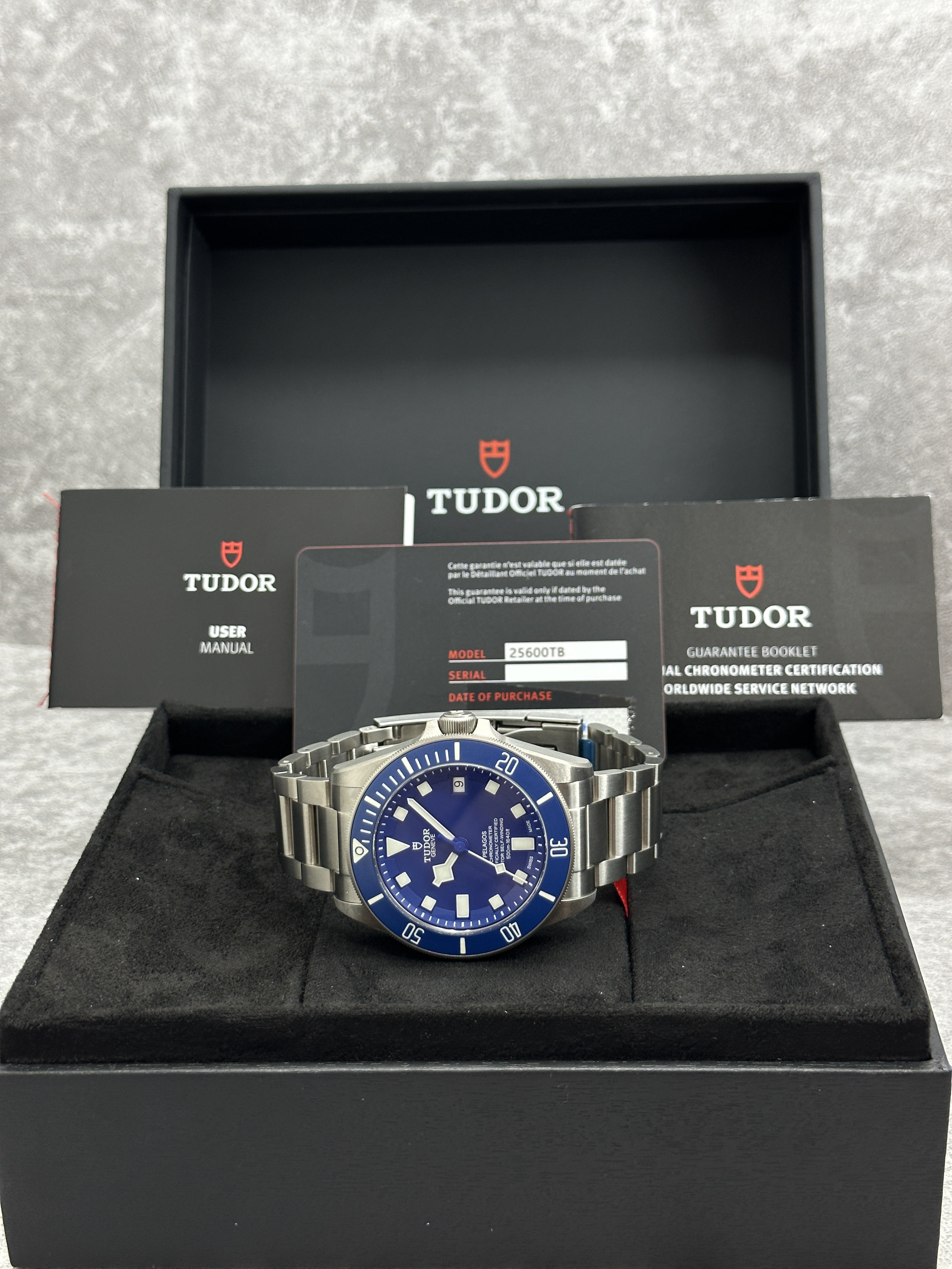TUDOR PELAGOS 42MM TITANIUM BLUE DIAL (2024) IDWX