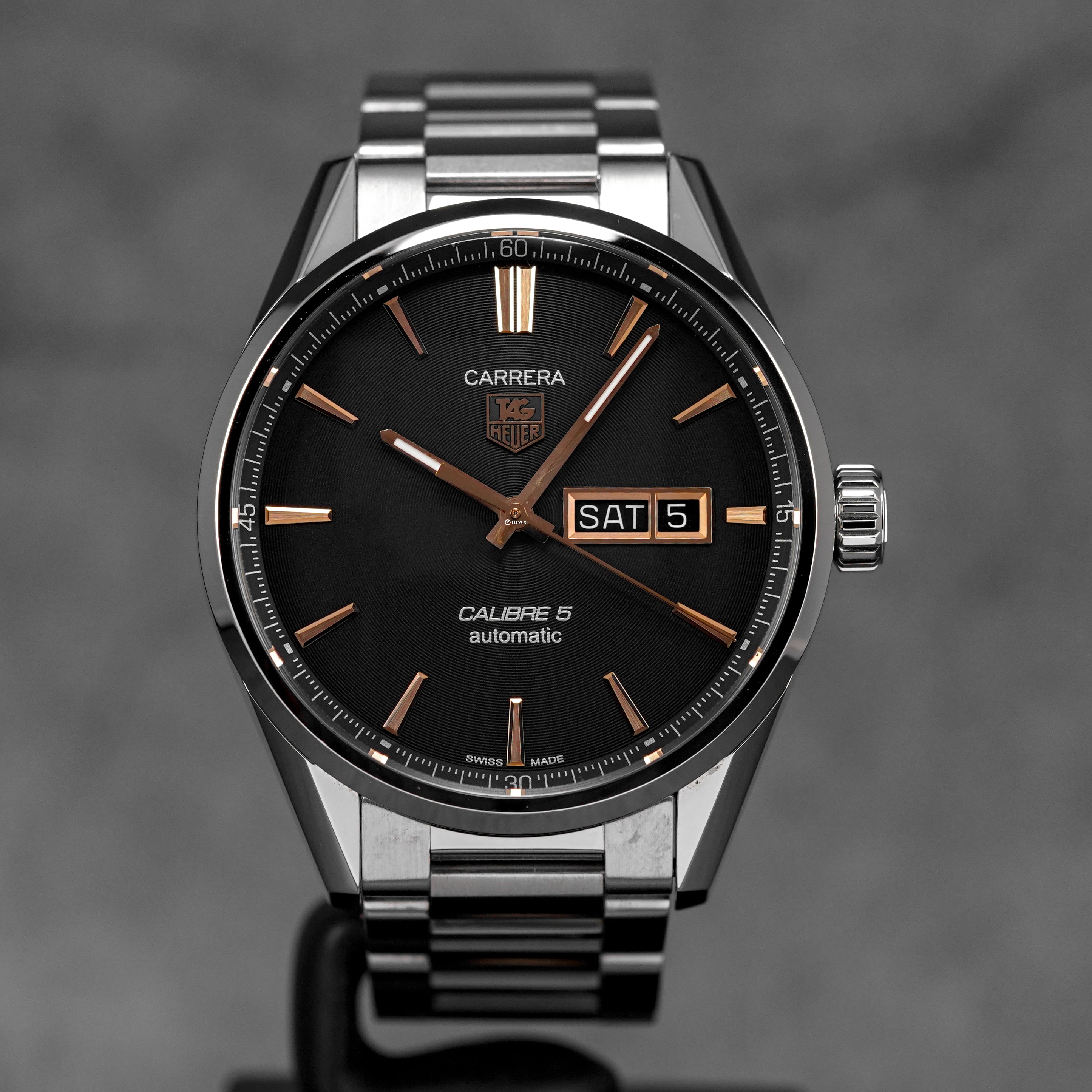 Harga Tag Heuer Carrera Calibre 5 Day-Date Black