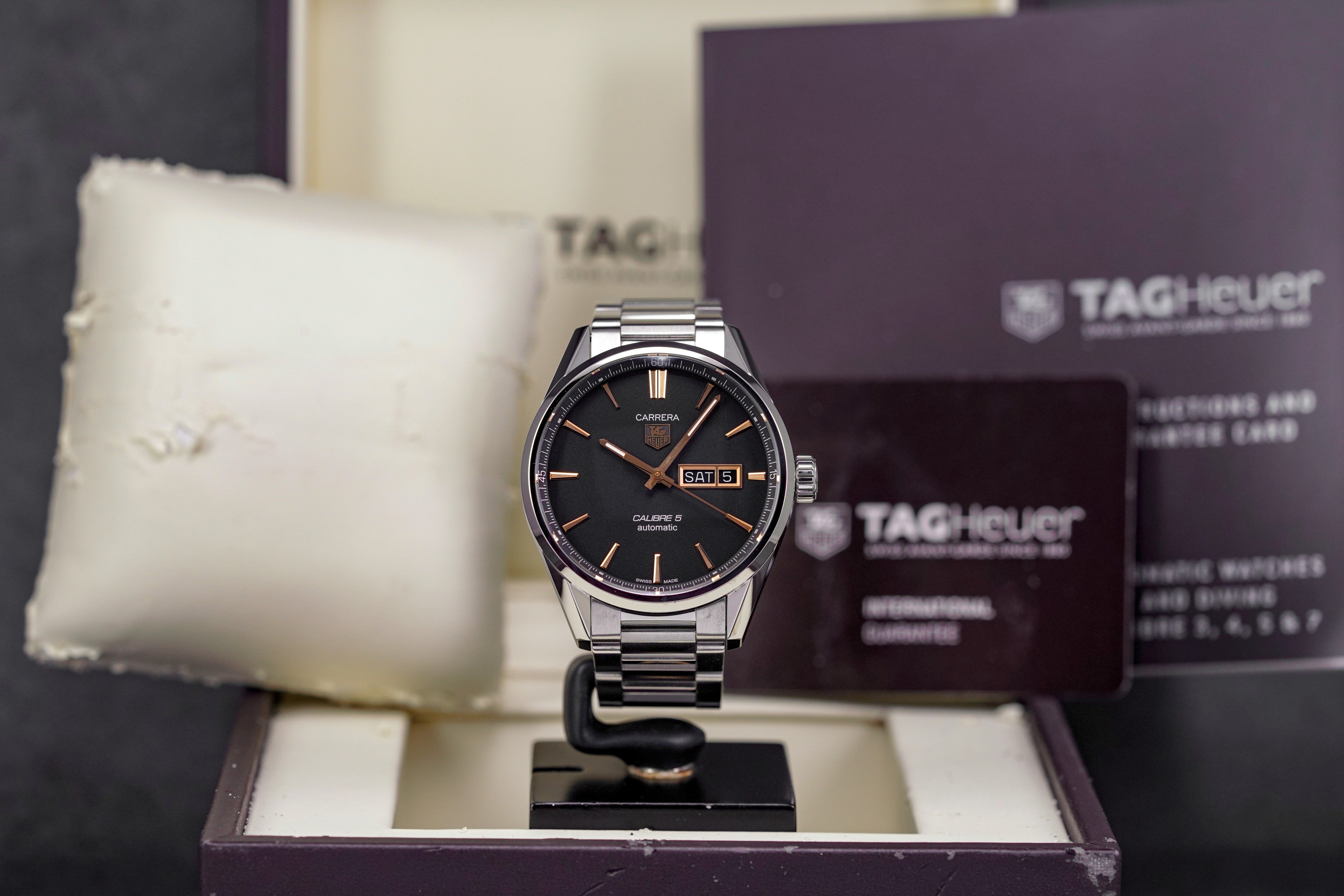 Harga Tag Heuer Carrera Calibre 5 Day-Date Black
