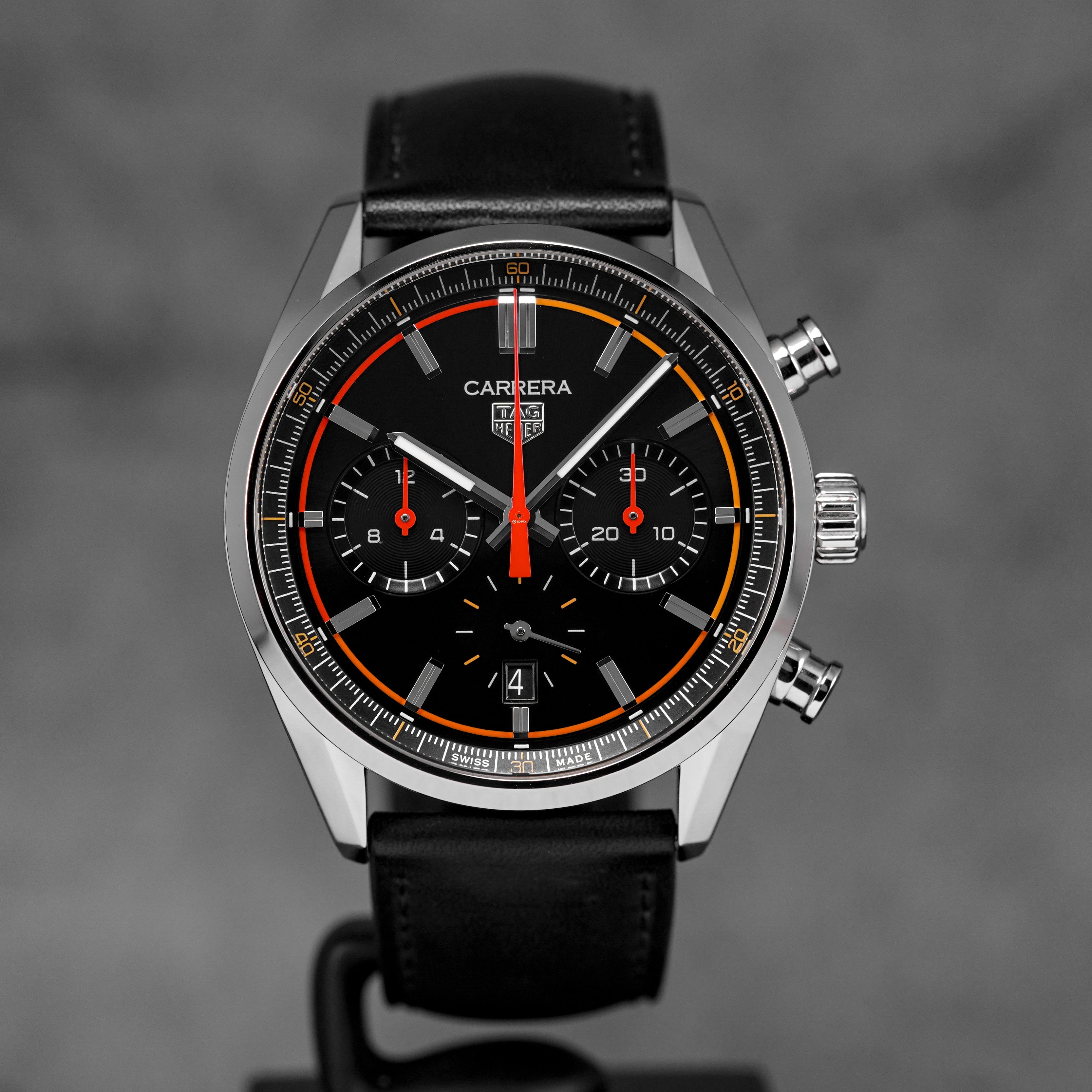 Harga Tag Heuer Carrera Chrono Black Orange