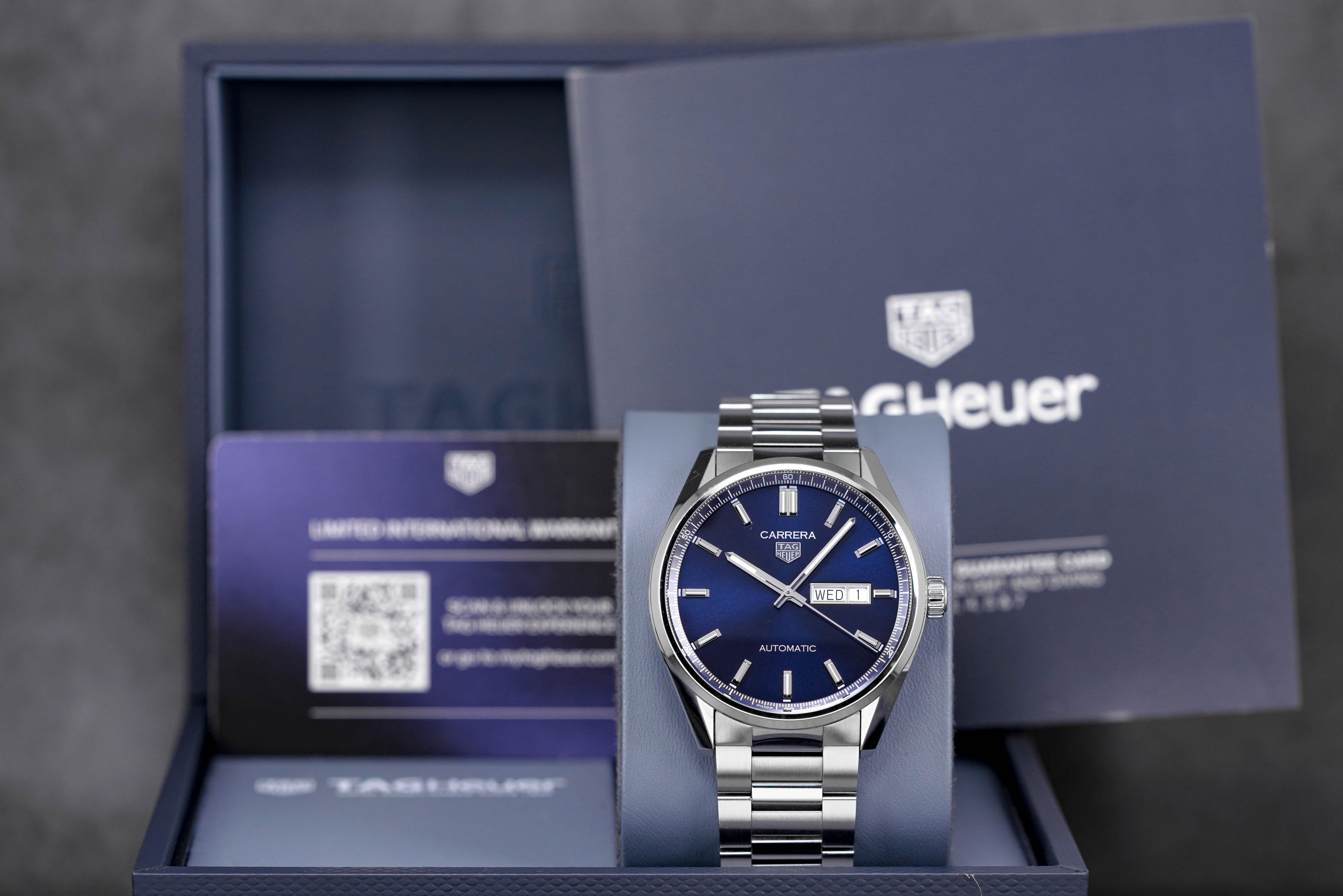 Harga Tag Heuer Carrera Day Date Blue
