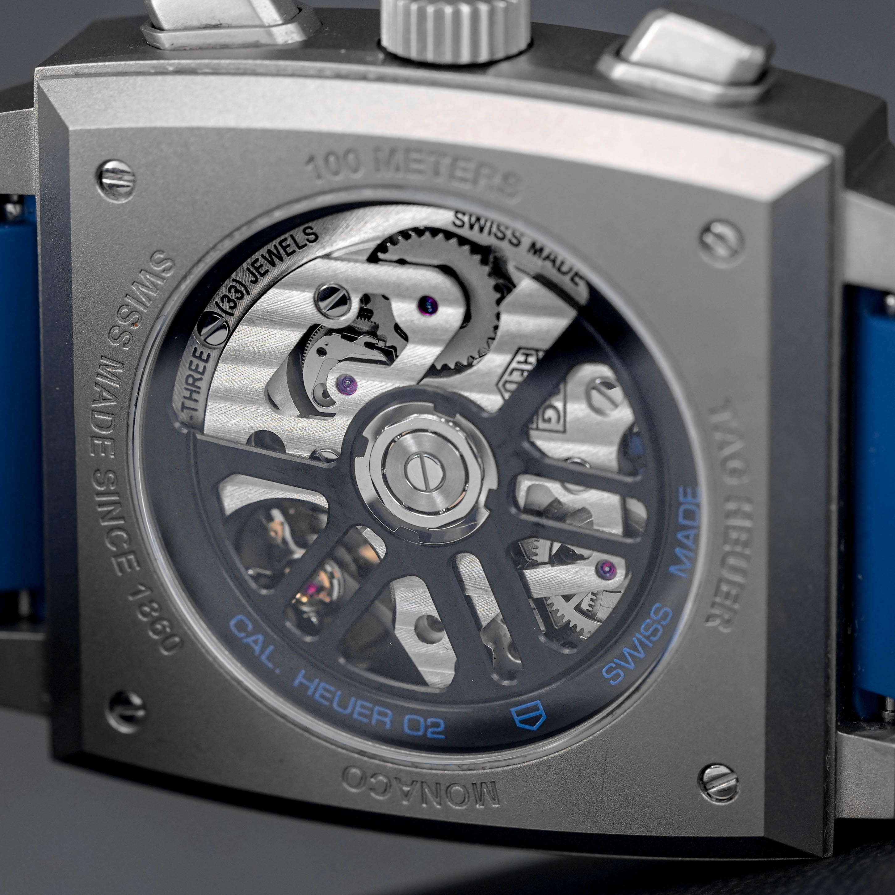 Harga Tag Heuer Monaco TI Skeleton Blue