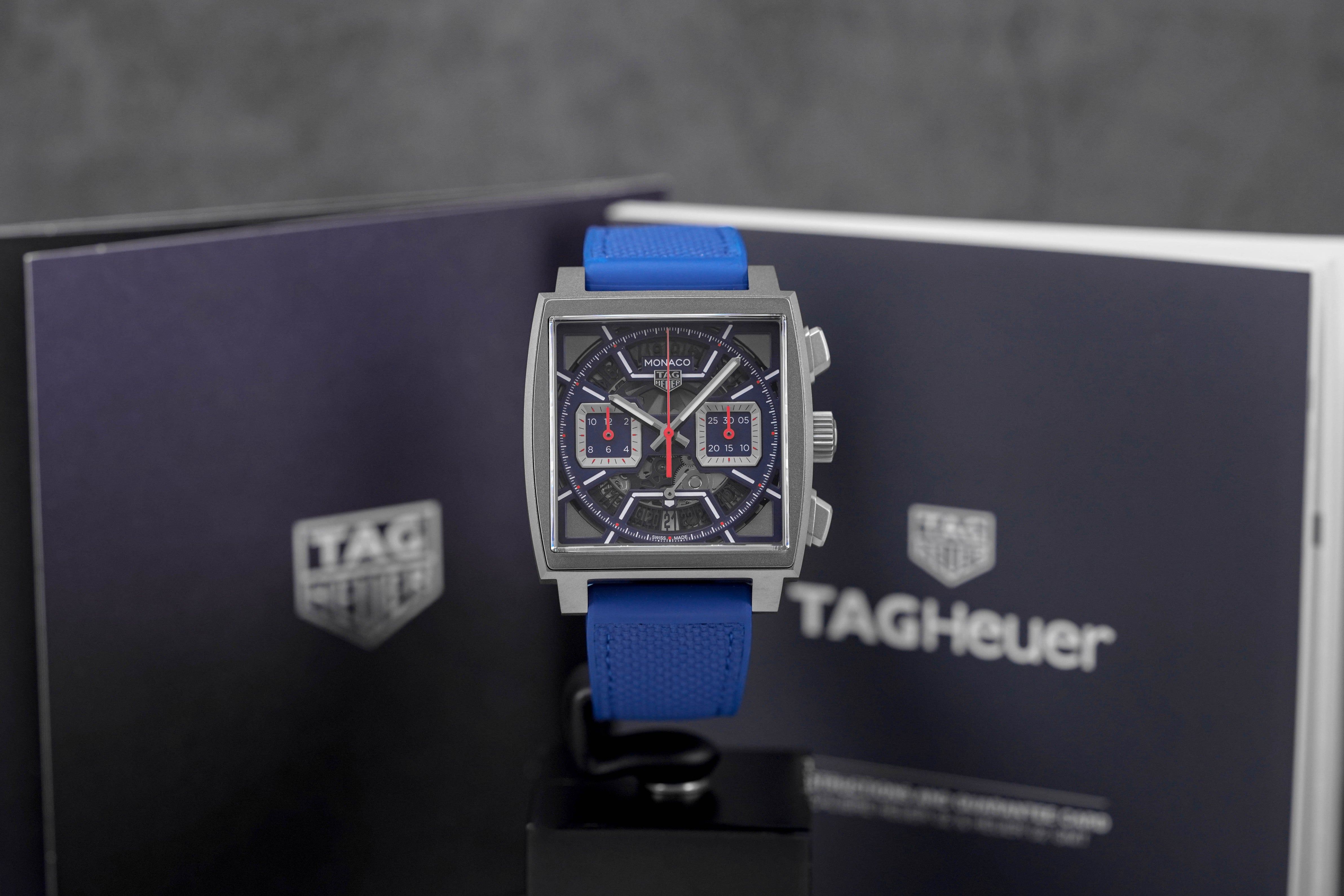 Tag Heuer Skeleton Titanium TAG HEUER MONACO CHRONOGRAPH TITANIUM