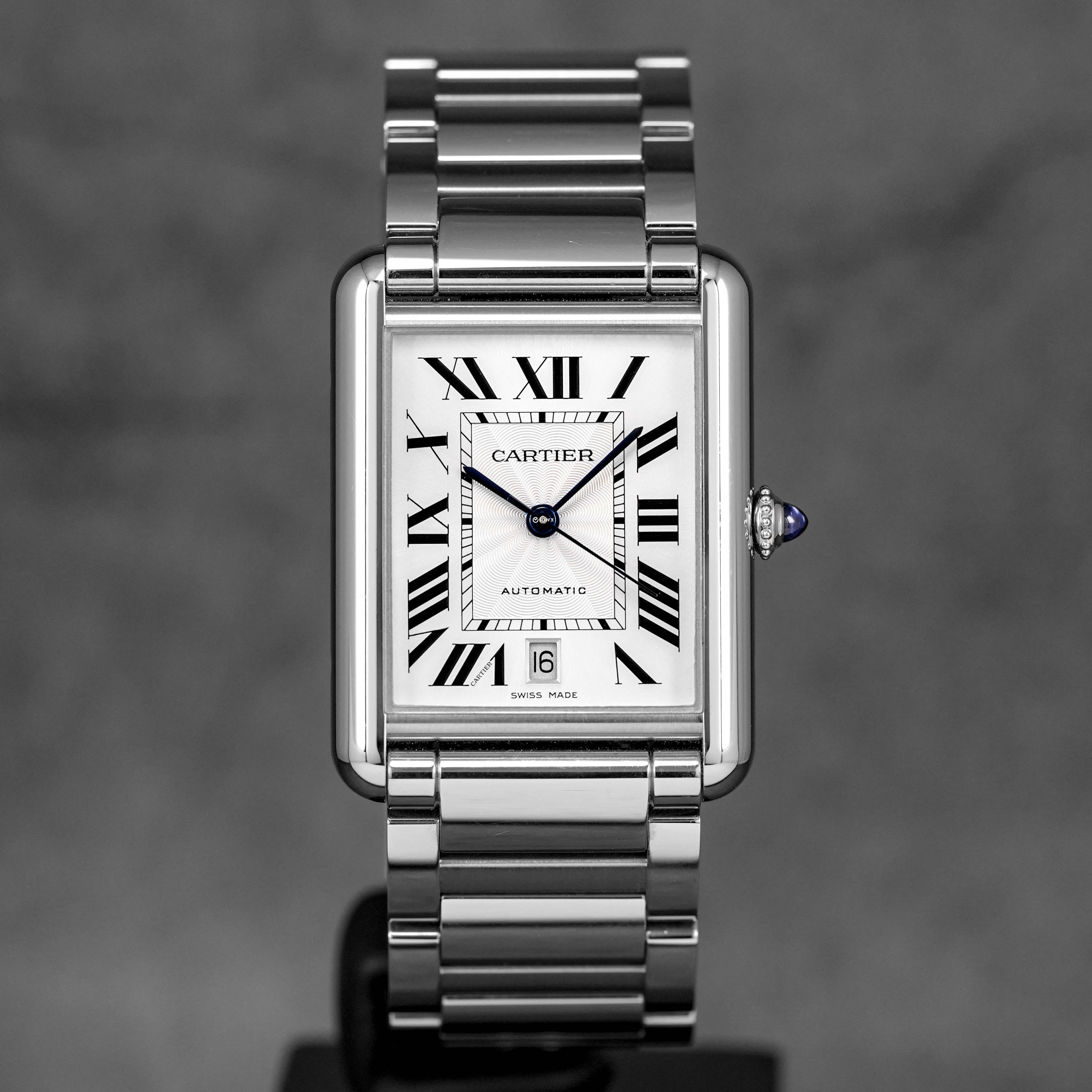 Stainless Steel Cartier Tank Must 2021 CARTIER TANK MUST XL STEEL