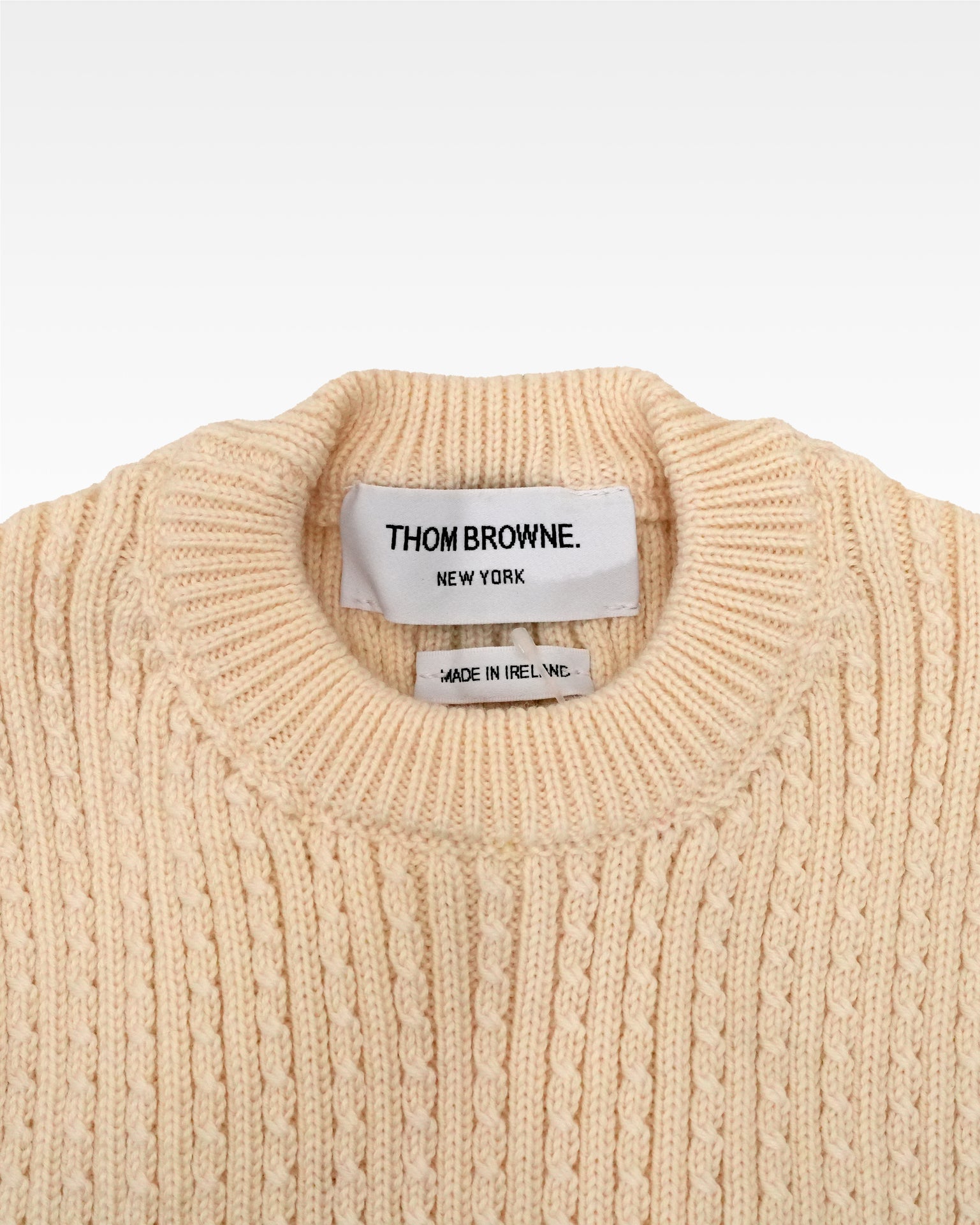 BROWNE 4-BAR VIRGIN WOOL SWEATER