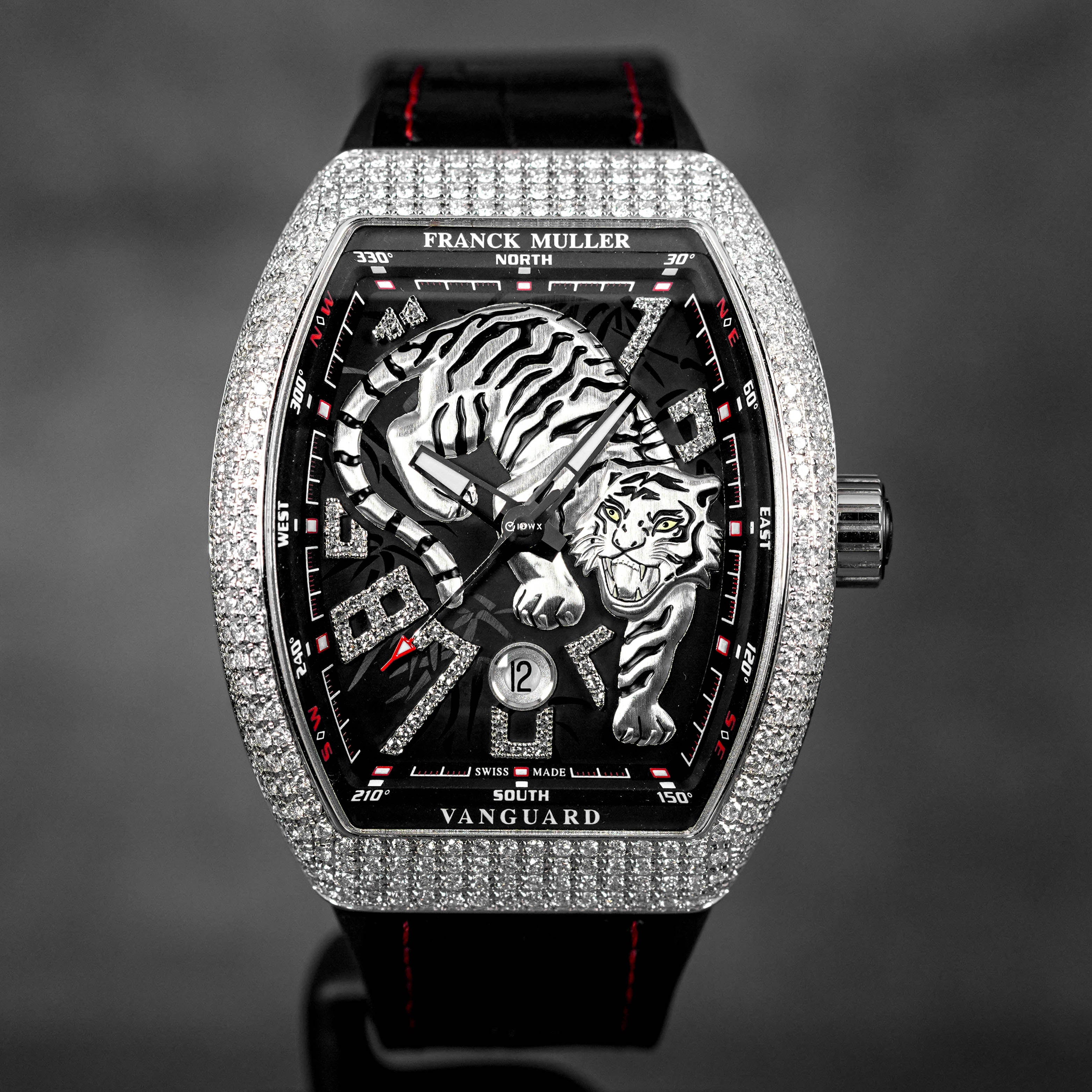 FRANCK MULLER VANGUARD V45 TIGER DIAMOND LIMITED EDITION (2024) IDWX