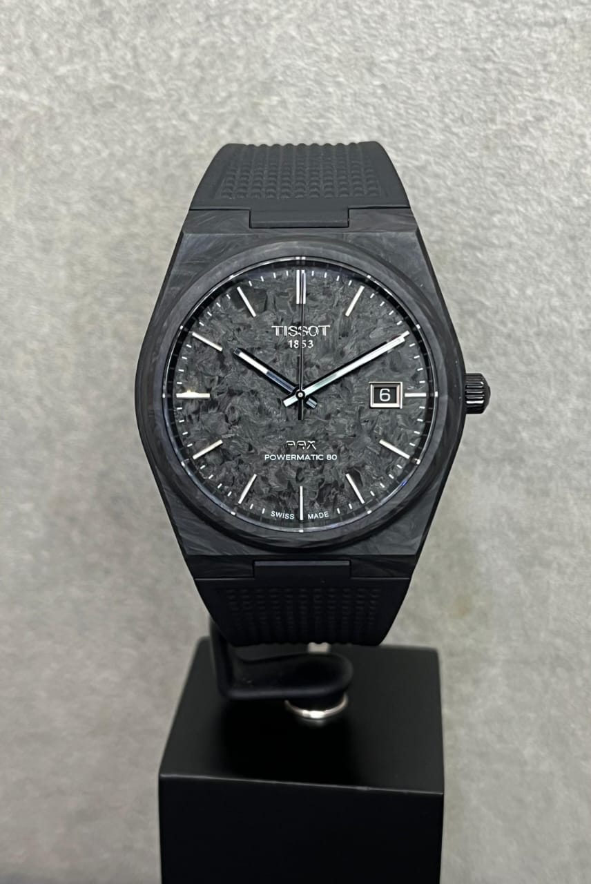 PRX POWERMATIC 80 BLACK CARBON DIAL 40MM (2025)