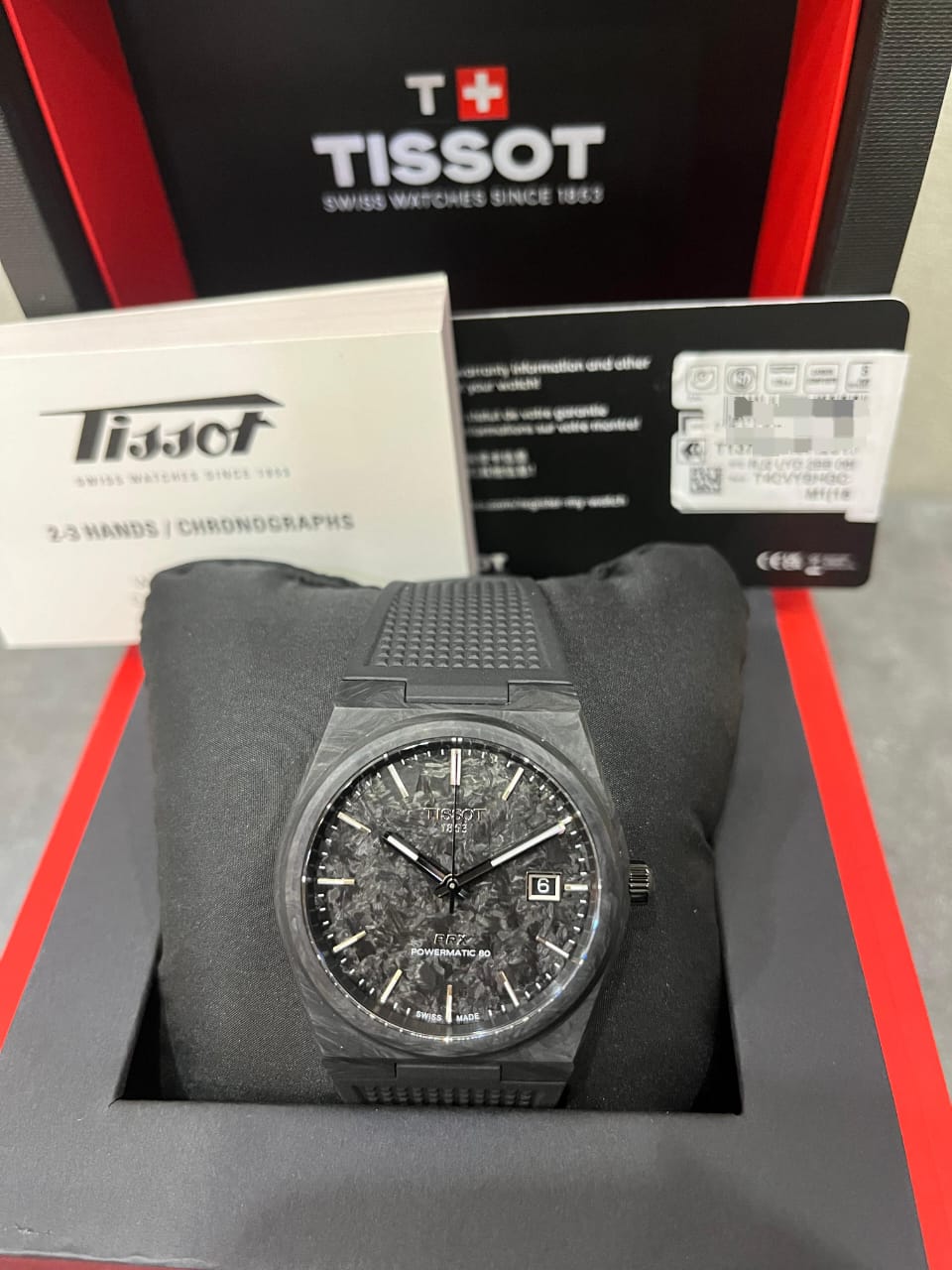 PRX POWERMATIC 80 BLACK CARBON DIAL 40MM (2025)