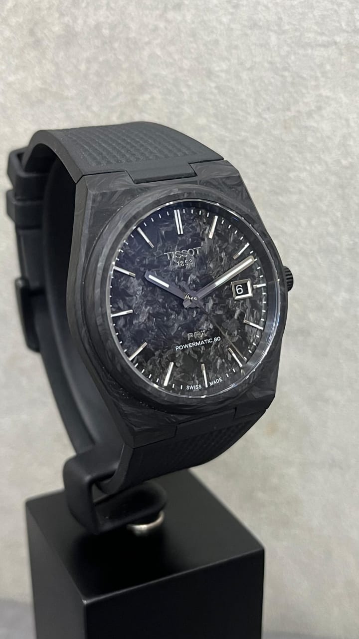 PRX POWERMATIC 80 BLACK CARBON DIAL 40MM (2025)