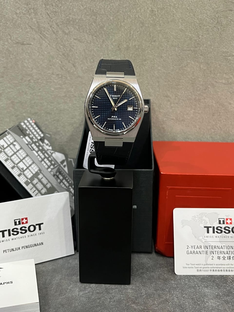 PRX POWERMATIC 80 BLUE DIAL 40MM LEATHER STRAP (2022)