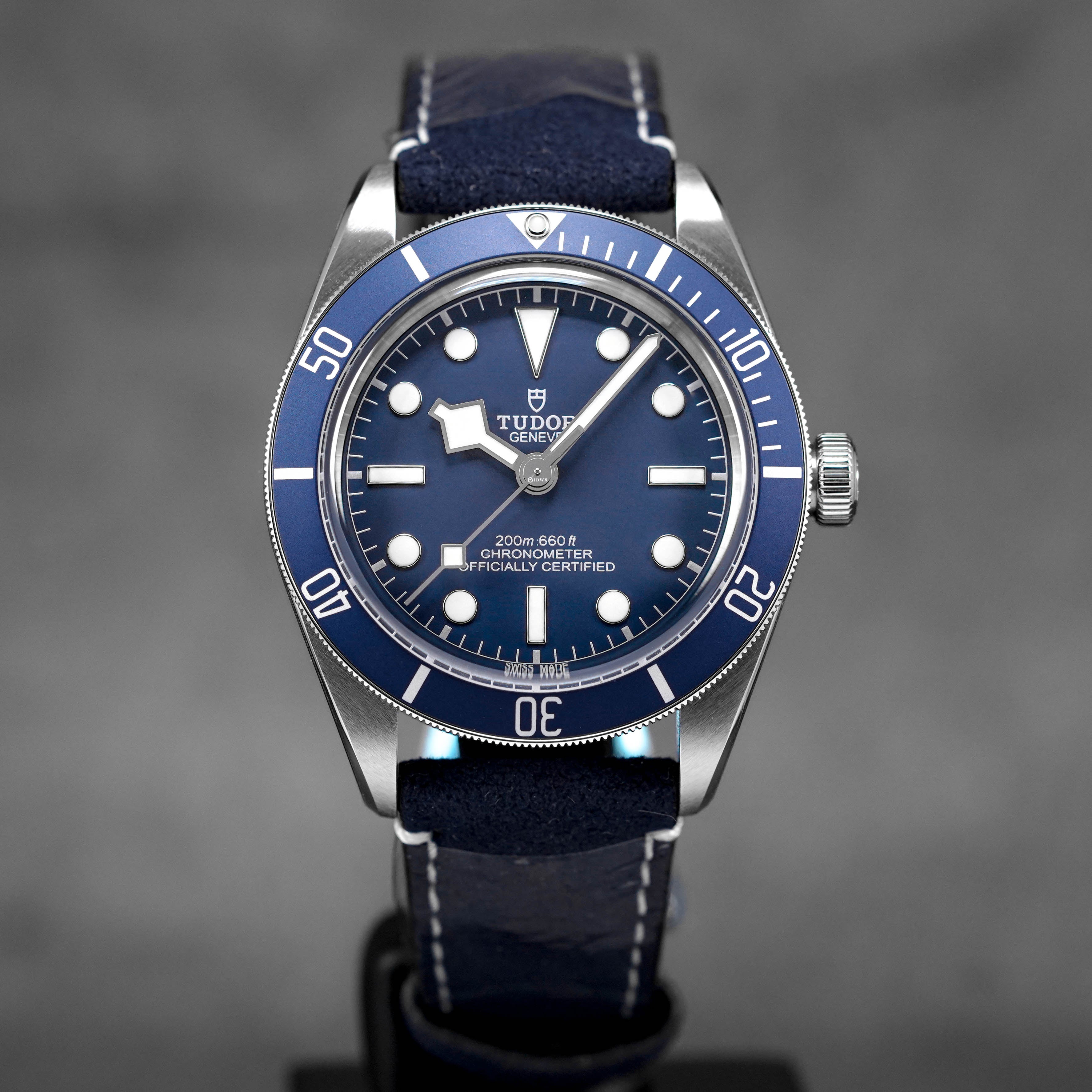 TUDOR BLACK BAY 58 BLUE DIAL LEATHER STRAP (2022) IDWX