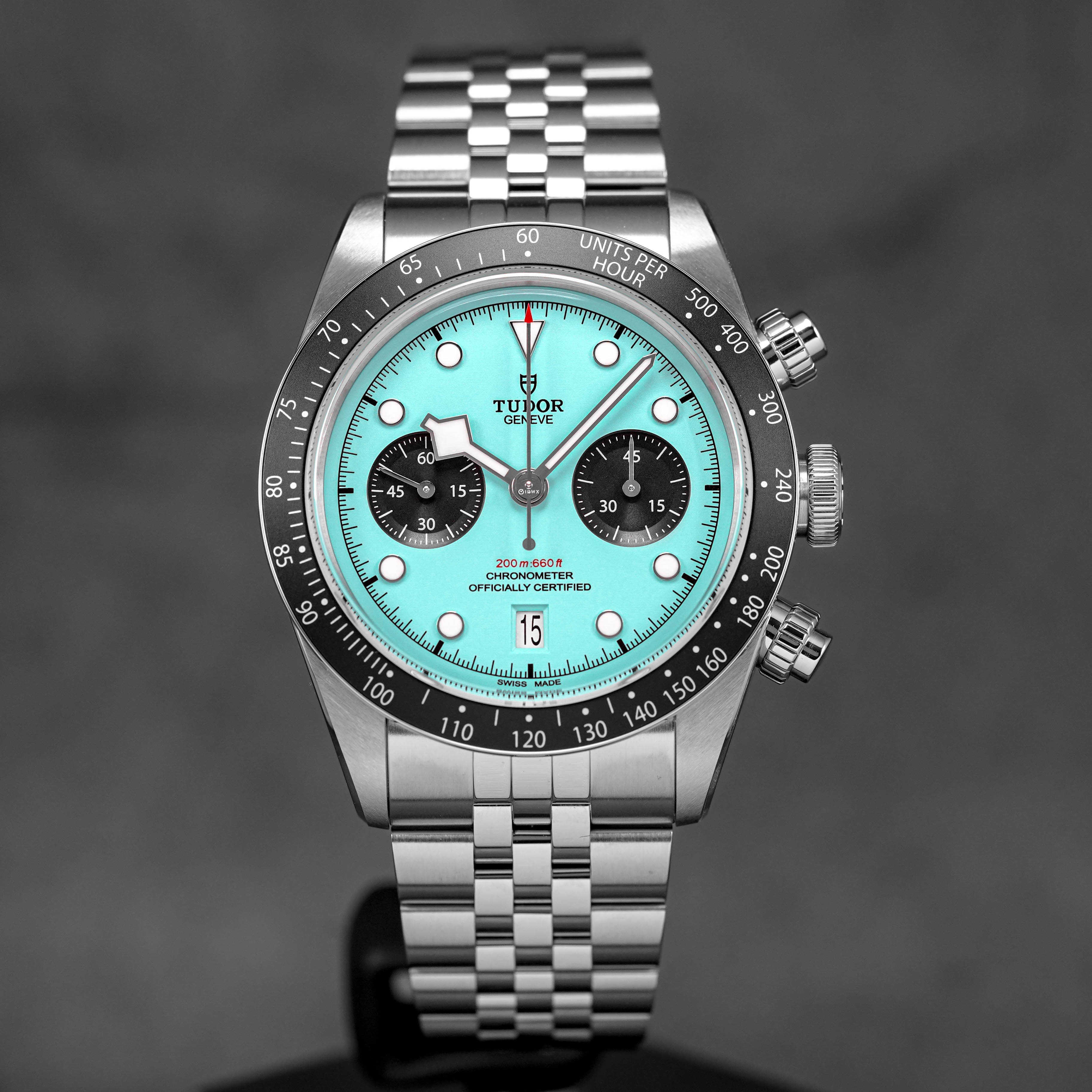 BLACK BAY CHRONO 'FLAMINGO' BLUE TURQUOISE DIAL (2025)