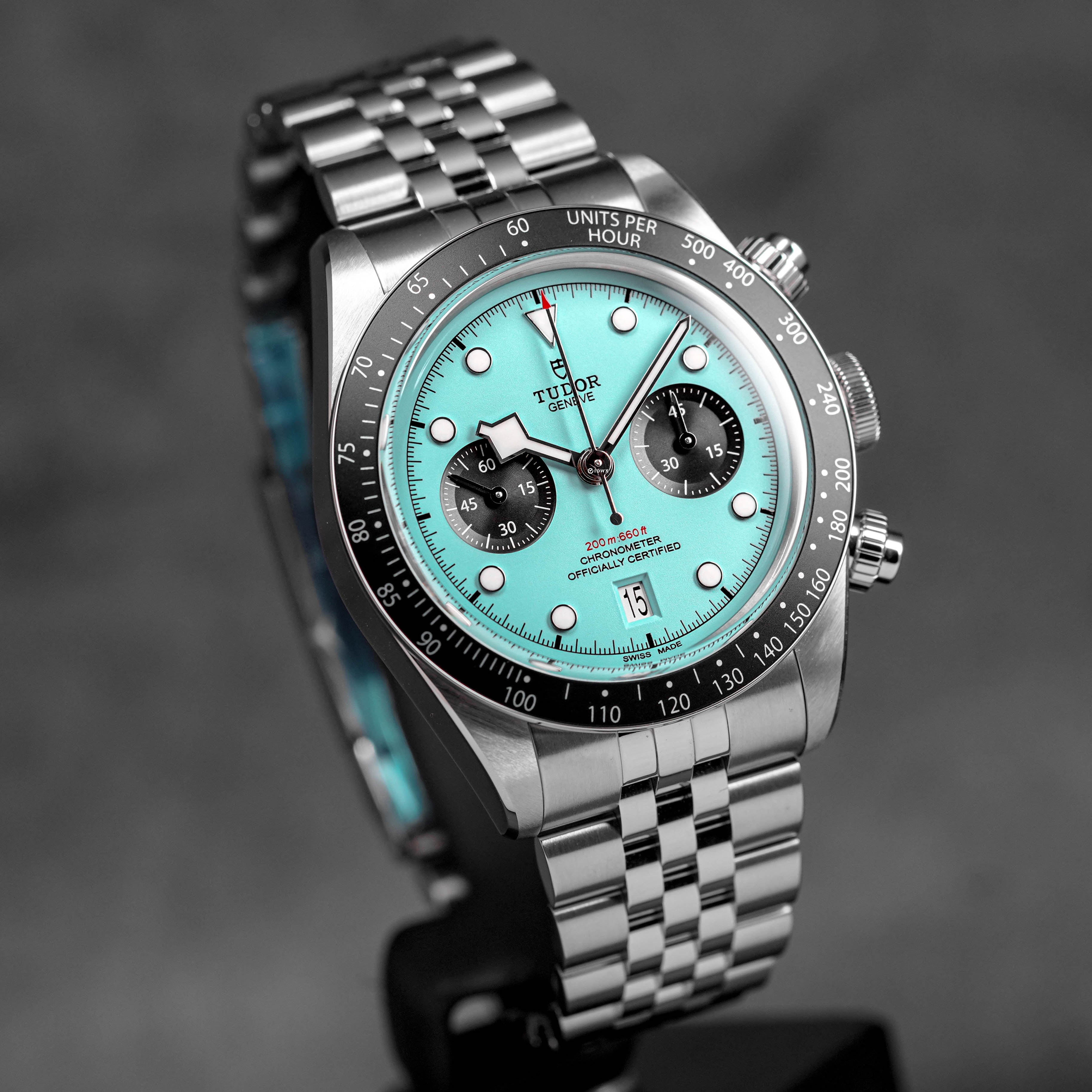 BLACK BAY CHRONO 'FLAMINGO' BLUE TURQUOISE DIAL (2025)