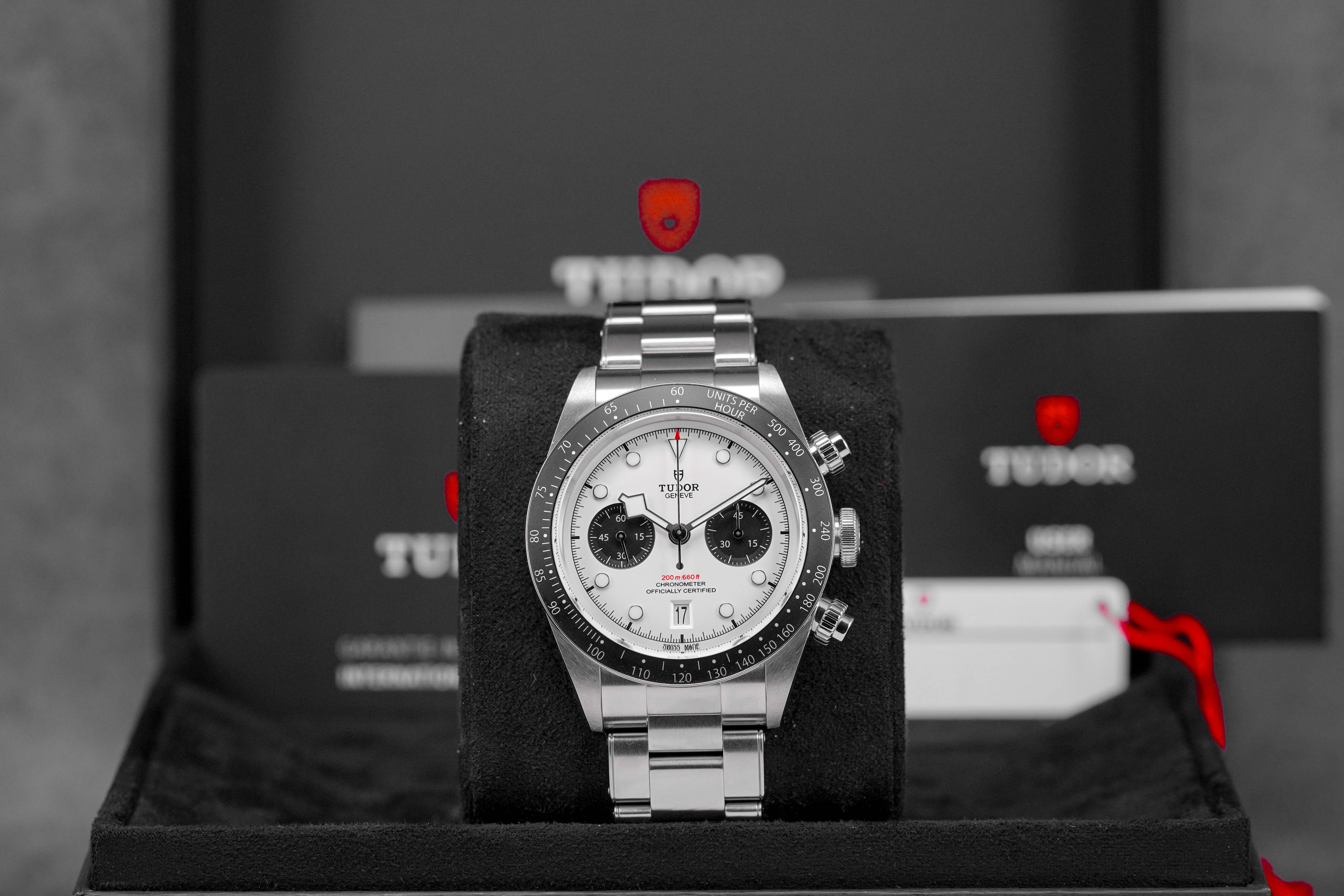 Panda Black Bay Chronograph Review Tudor Black Bay Chronograph