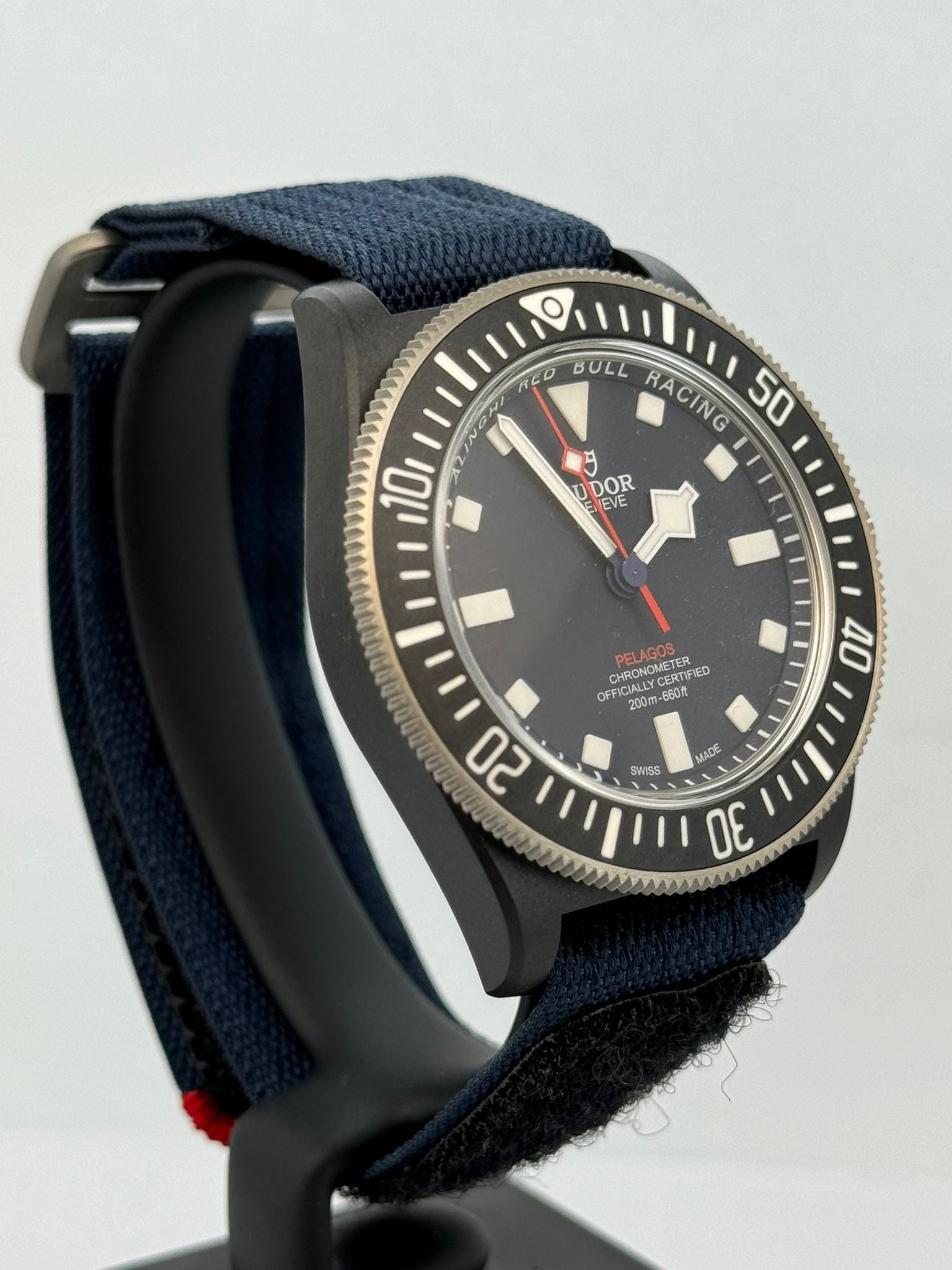 PELAGOS FXD BLACK CARBON 'ALINGHI RED BULL' BLUE DIAL (2025)