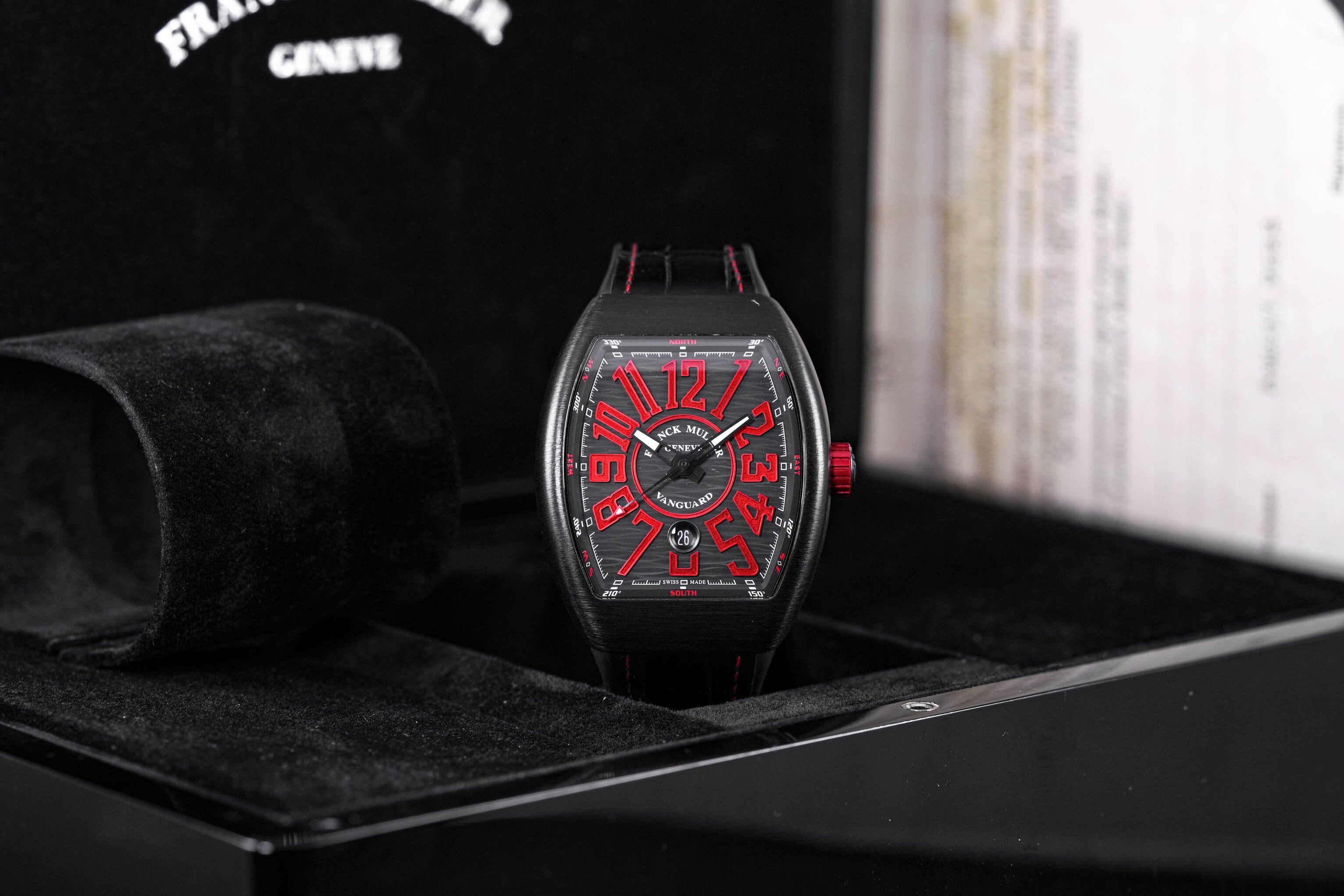 VANGUARD V45 TITANIUM BLACK RED NUMERALS (2022)