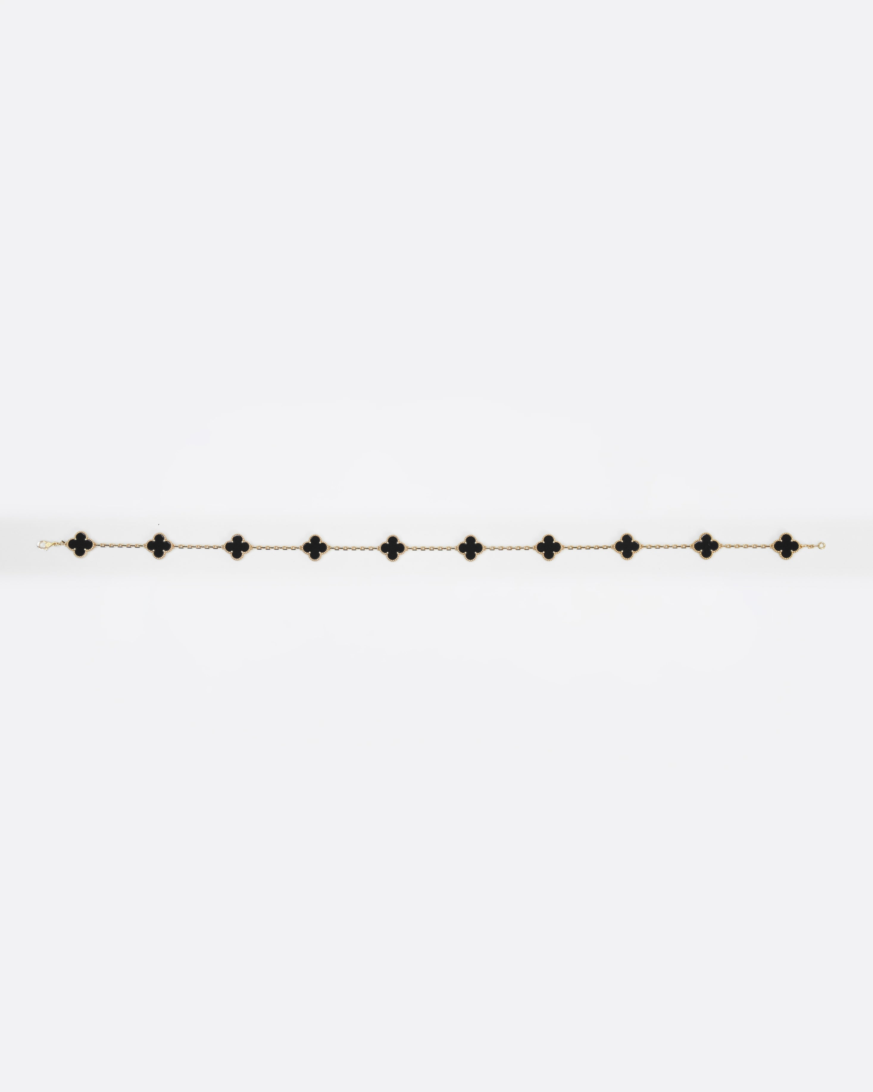 VINTAGE ALHAMBRA 10P ONYX NECKLACE (2024)