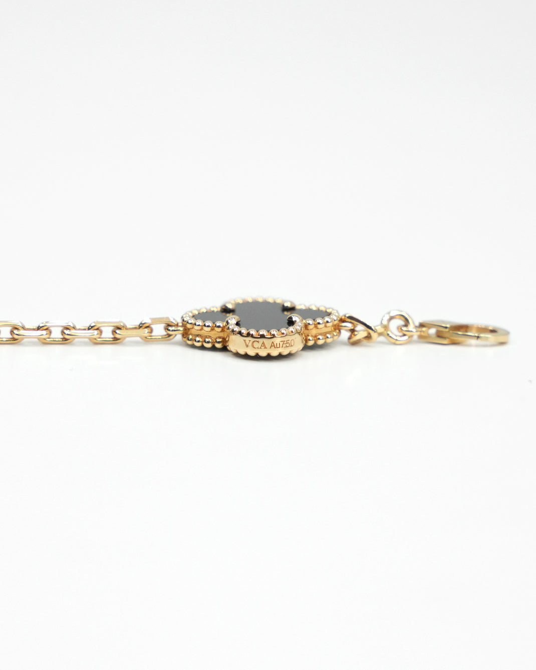 VINTAGE ALHAMBRA 10P ONYX NECKLACE (2024)