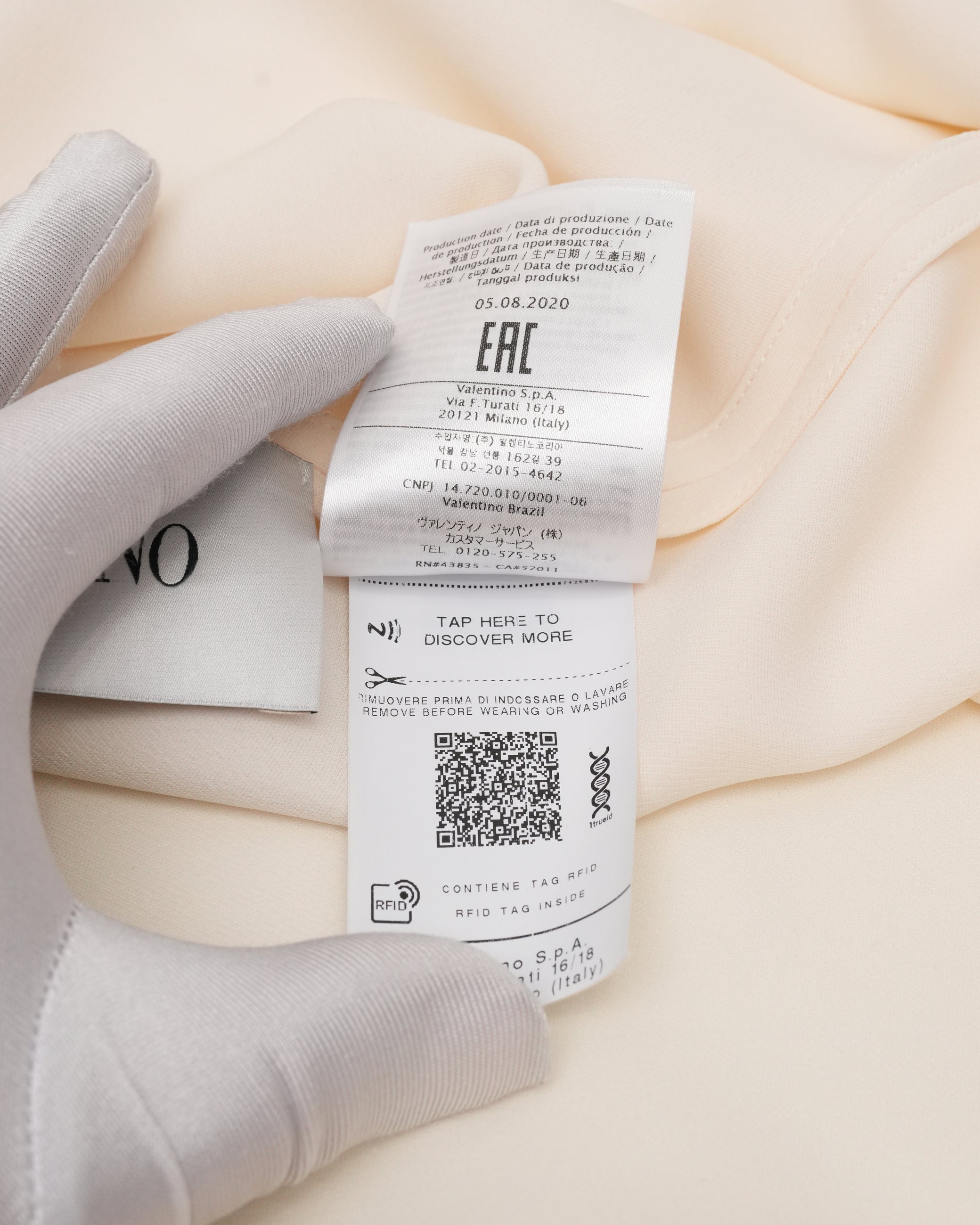 VALENTINO アイボリー ロゴ刺繍 ジャケット 38 Valentino Embroidered Jacket - White - Women|6B3CE3YF90K0AN