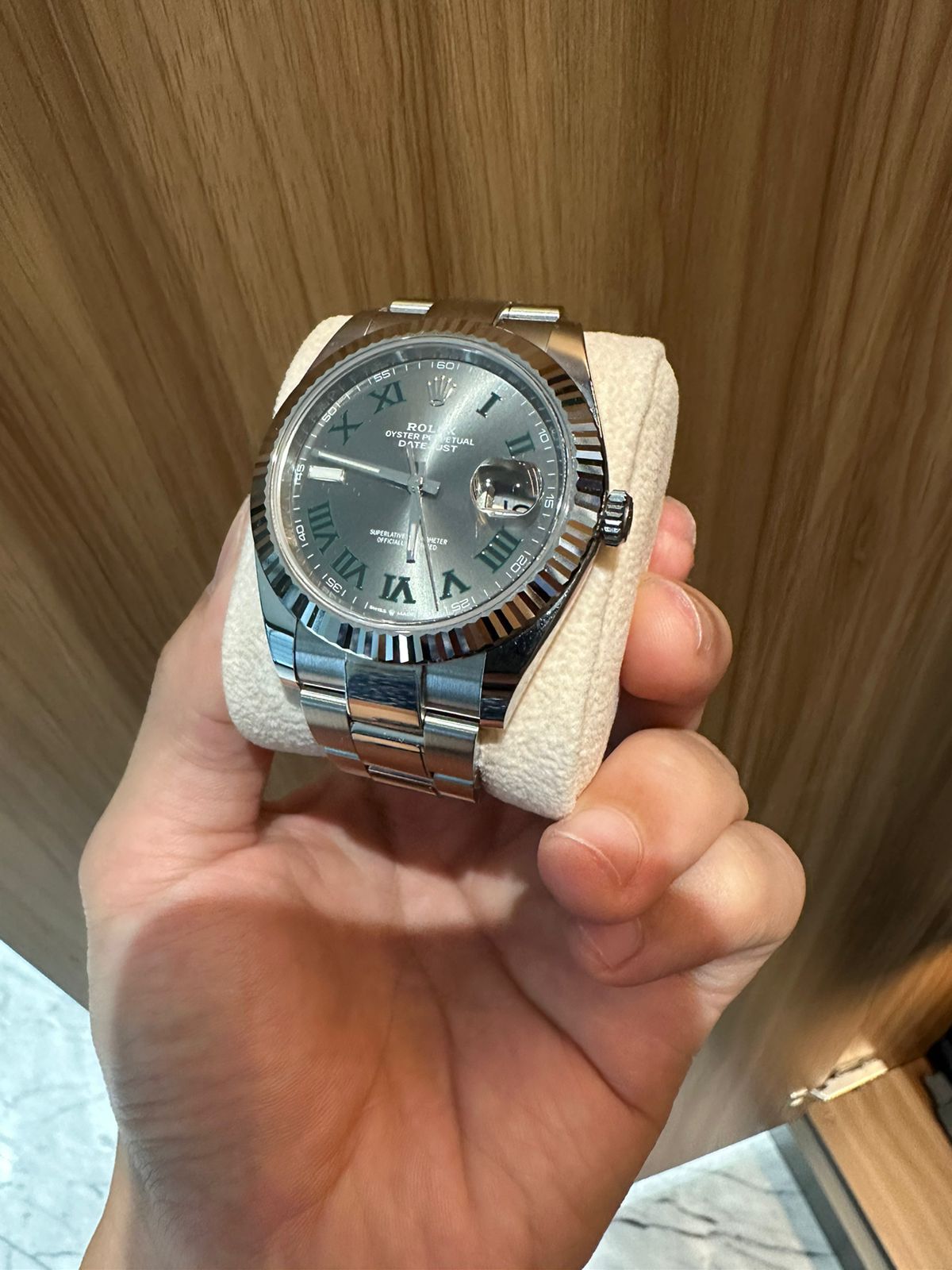 DATEJUST 41MM WIMBLEDON DIAL (2019)