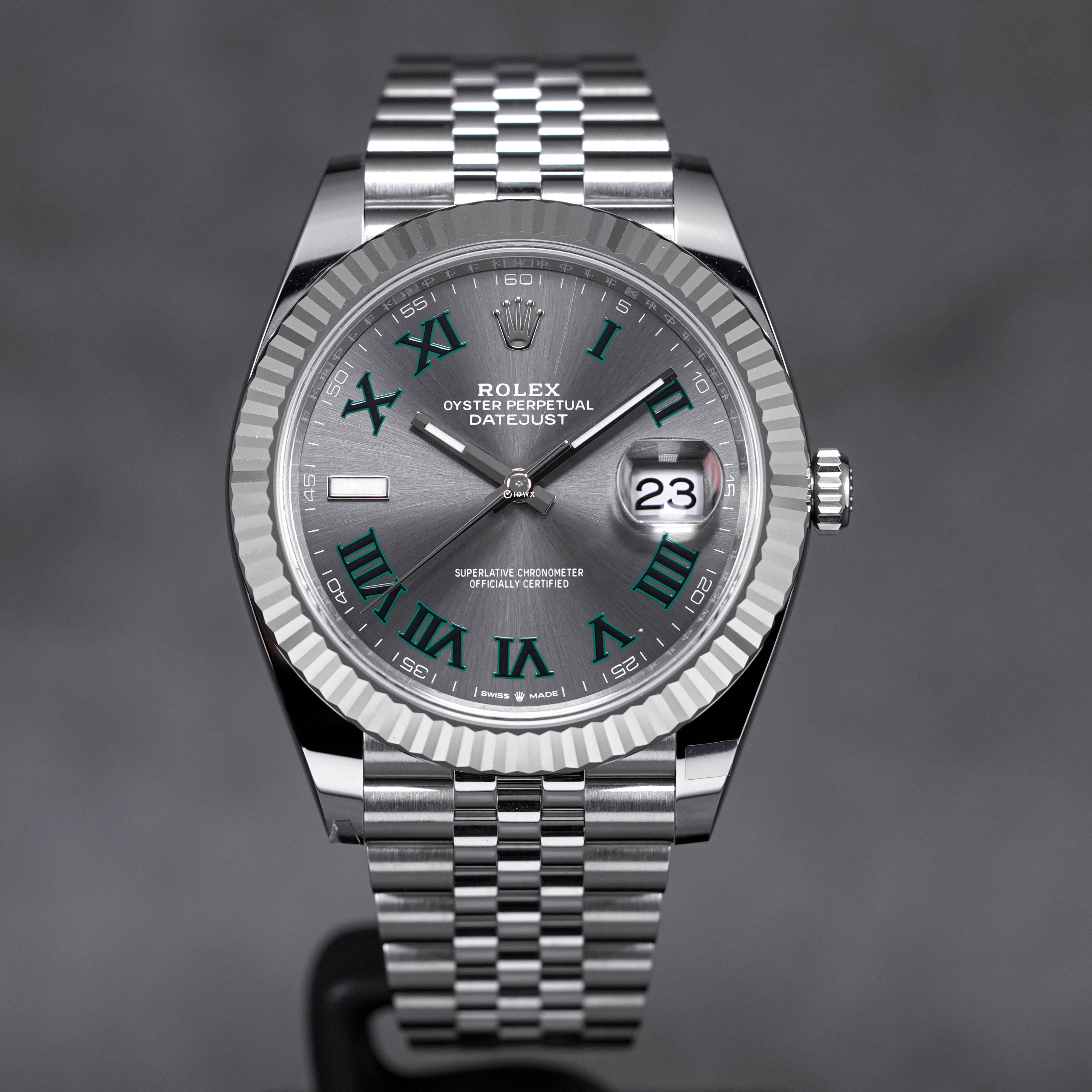 Datejust 41mm wimbledon rolex Clearance