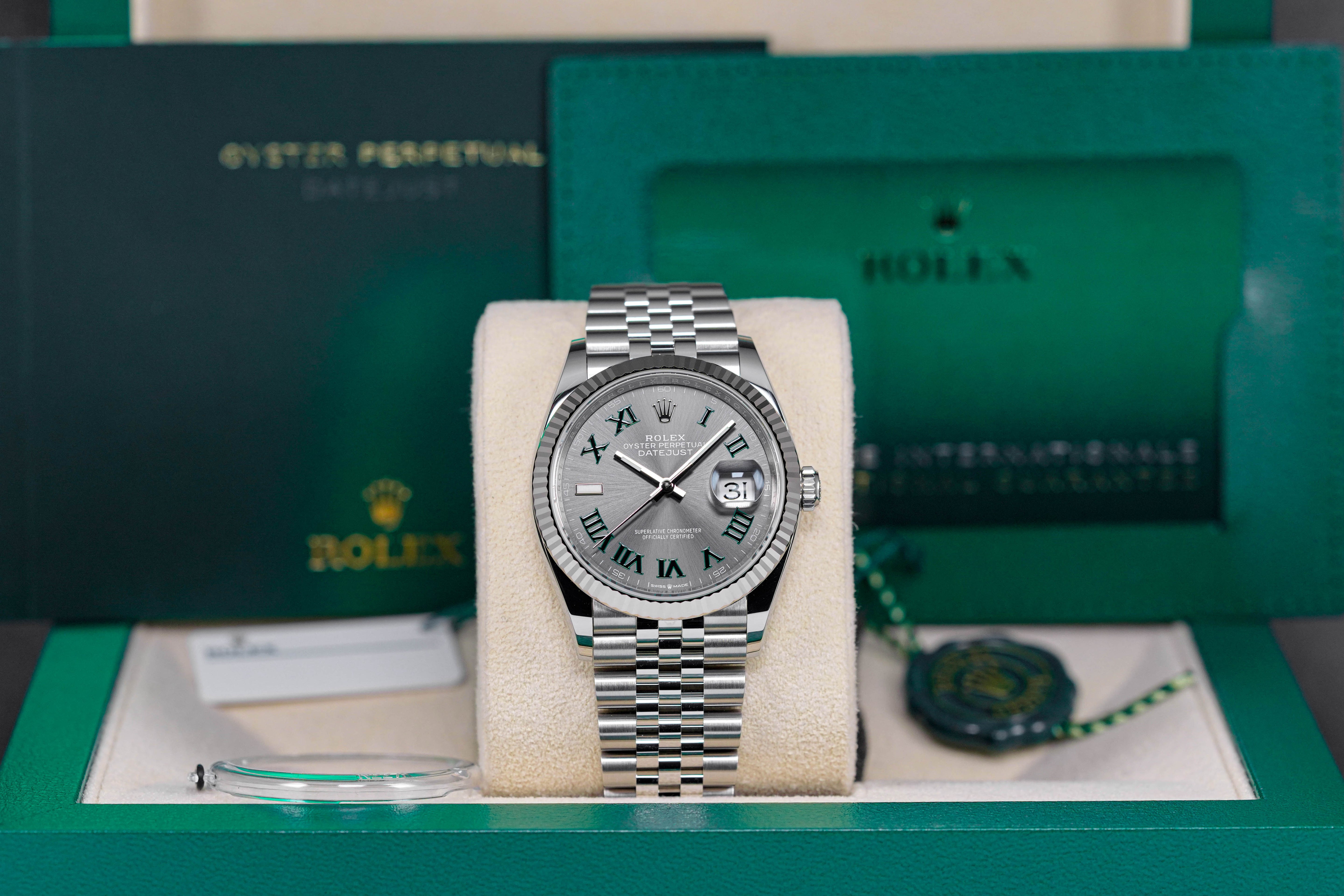 DATEJUST 36MM WIMBLEDON DIAL (2023)