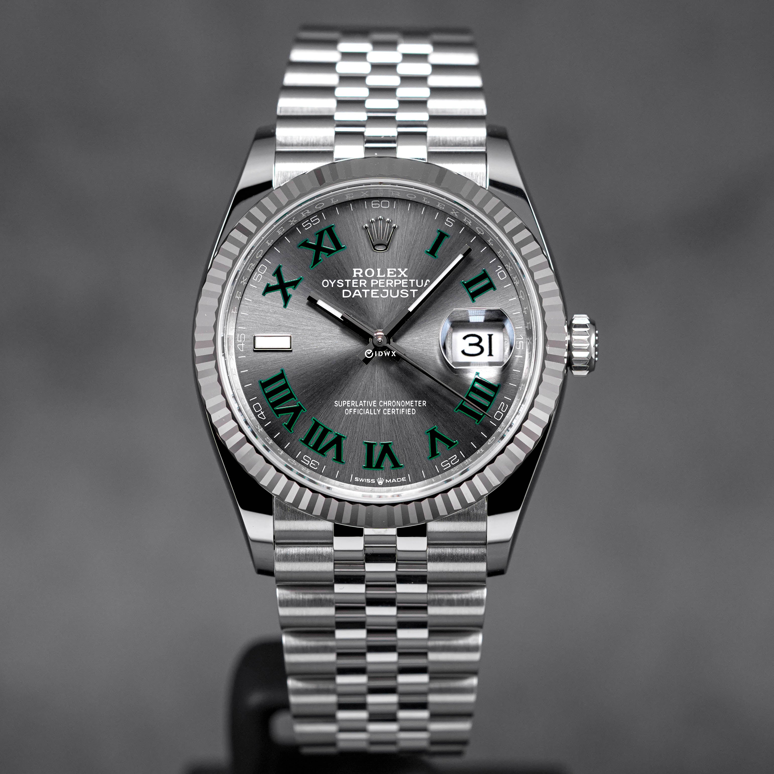 ROLEX DATEJUST 36MM WIMBLEDON DIAL (2023) IDWX - Main Image