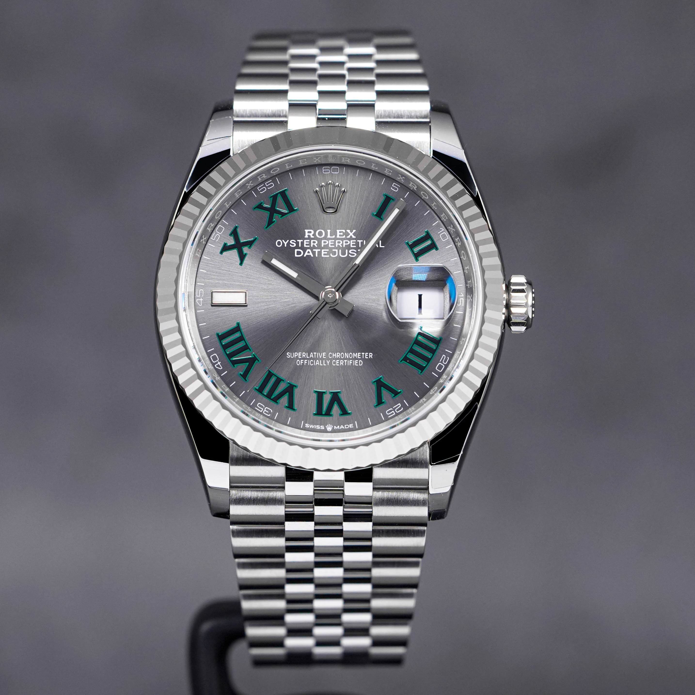 Rolex datejust 36mm wimbledon dial Clearance